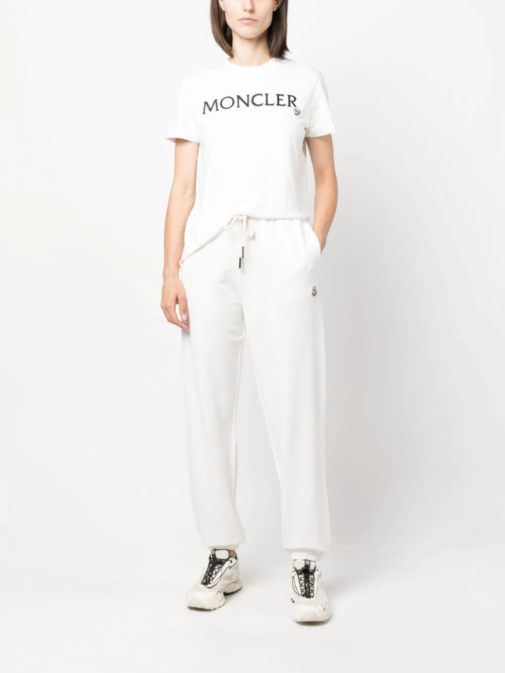 MONCLER Logo Embroidered T-shirt