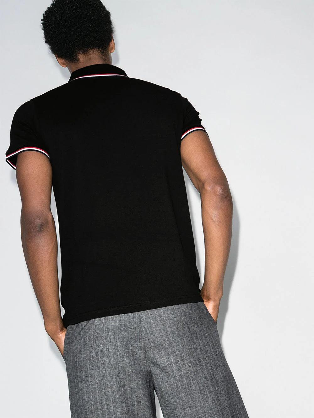 MONCLER Logo Patch Polo Shirt