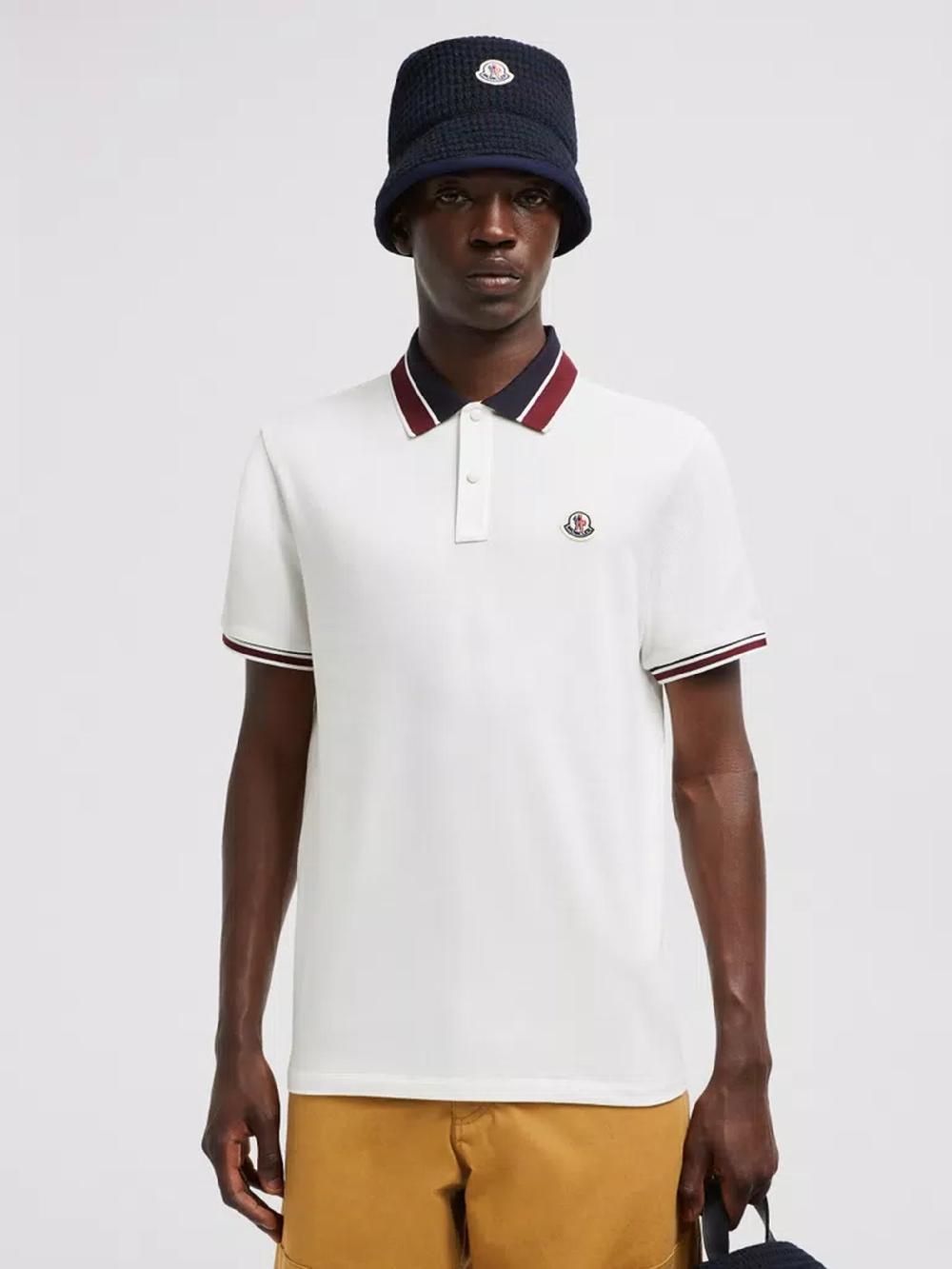 MONCLER Logo Patch Polo Shirt