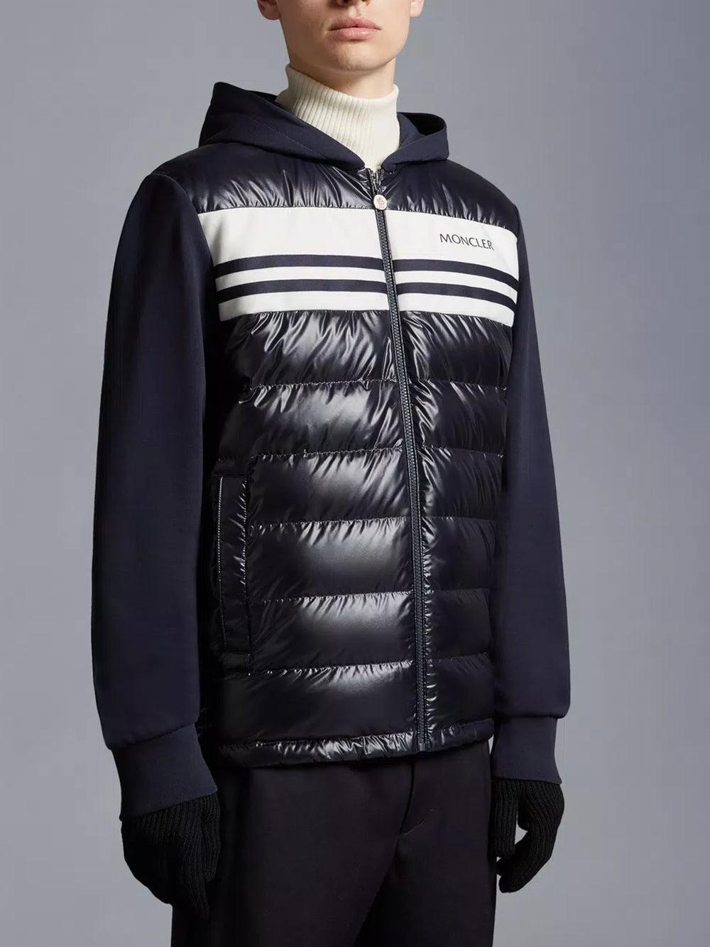 MONCLER Padded Cotton Zip-up Hoodie