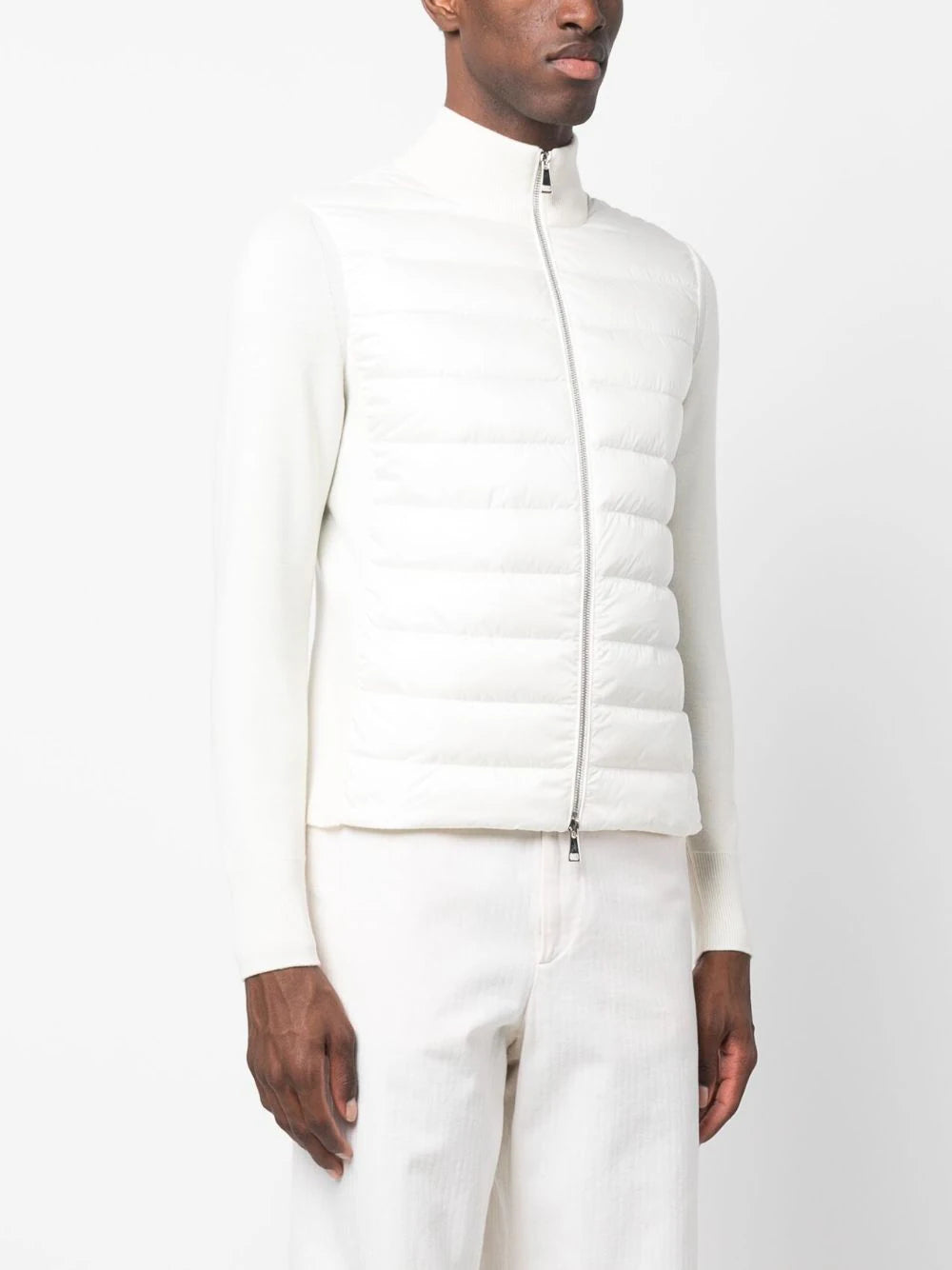 MONCLER Padded Wool Cardigan