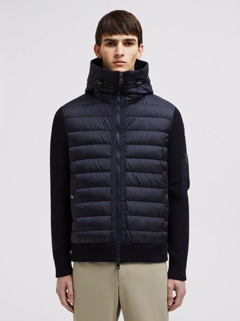 MONCLER Padded Wool Hoodie
