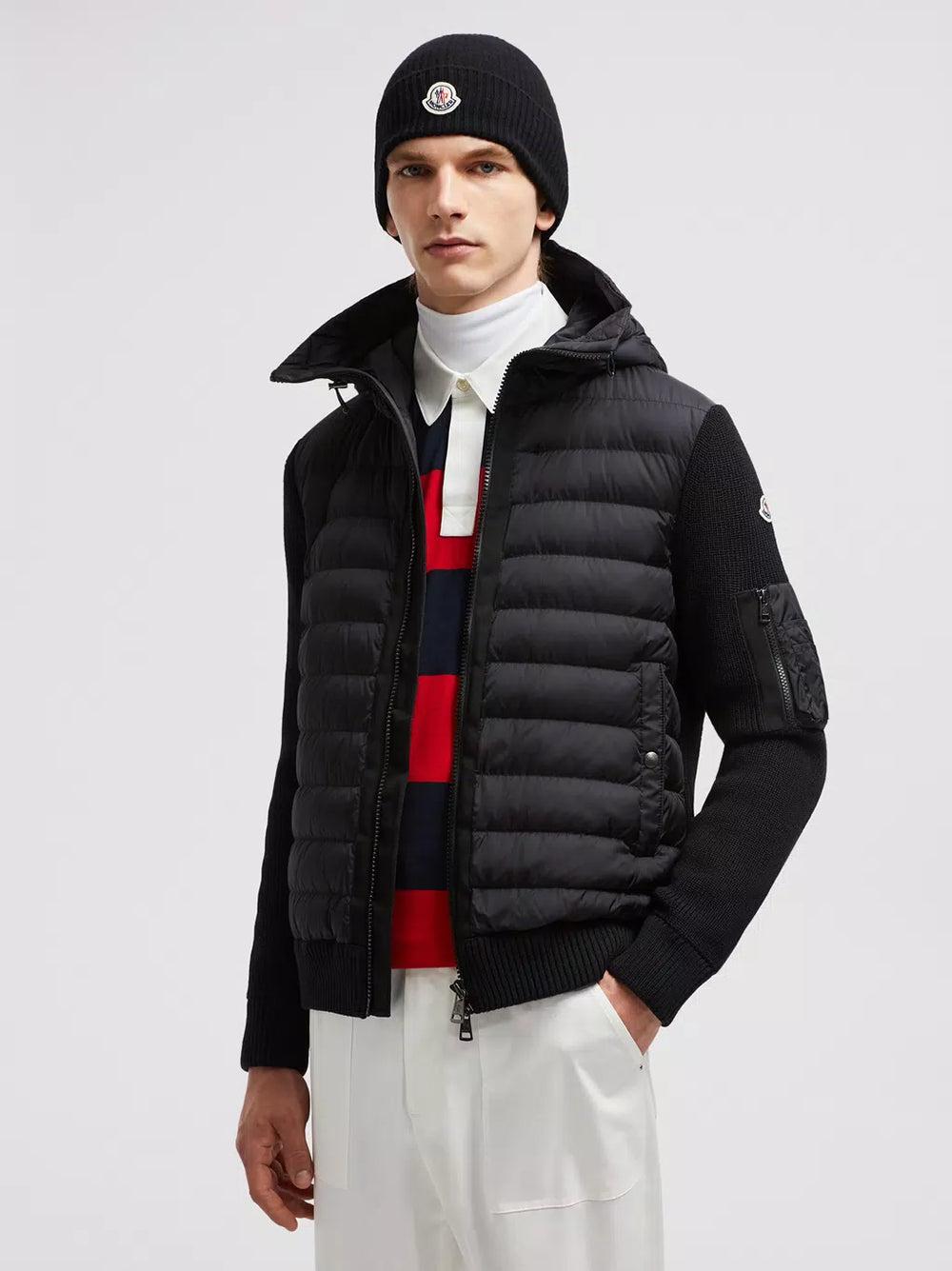 MONCLER Padded Wool Hoodie