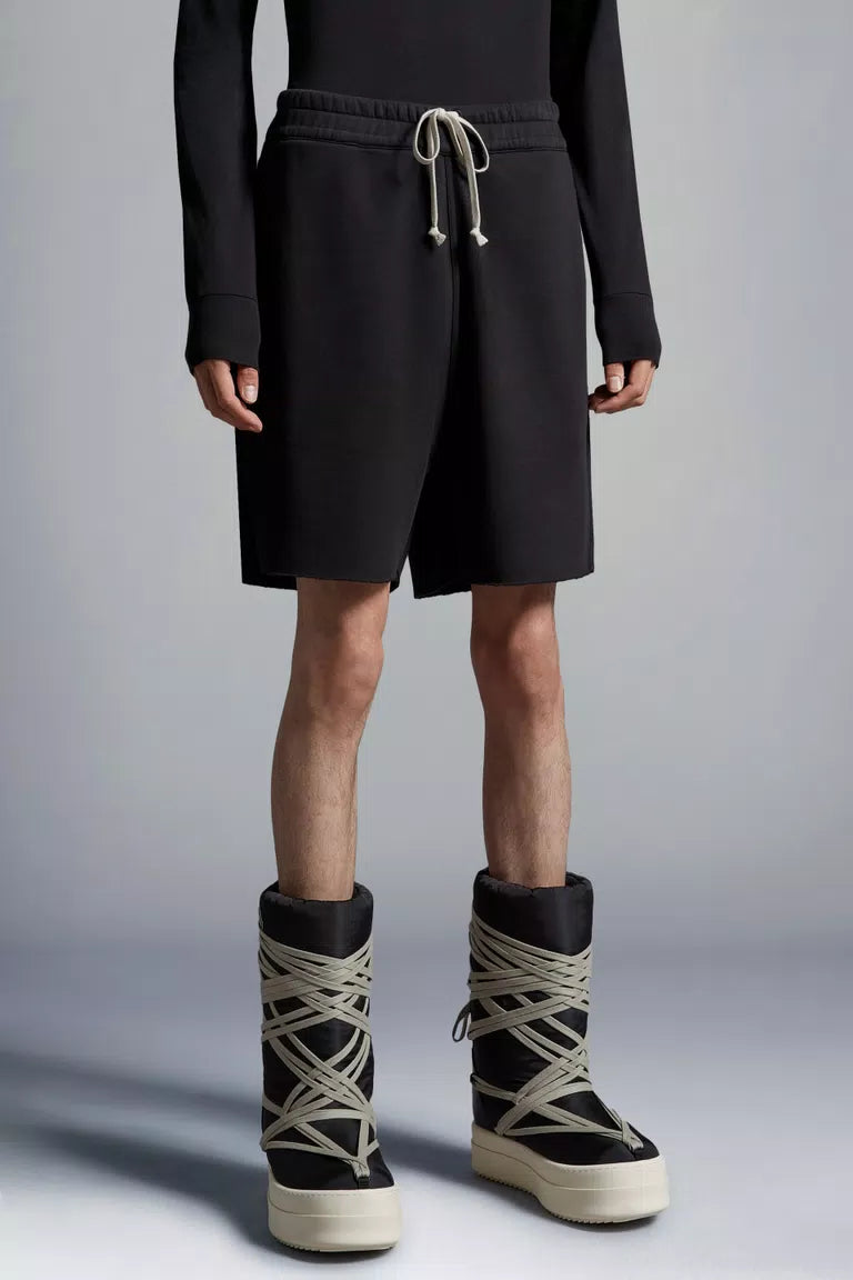 Moncler + Rick Owens Cotton Jersey Shorts