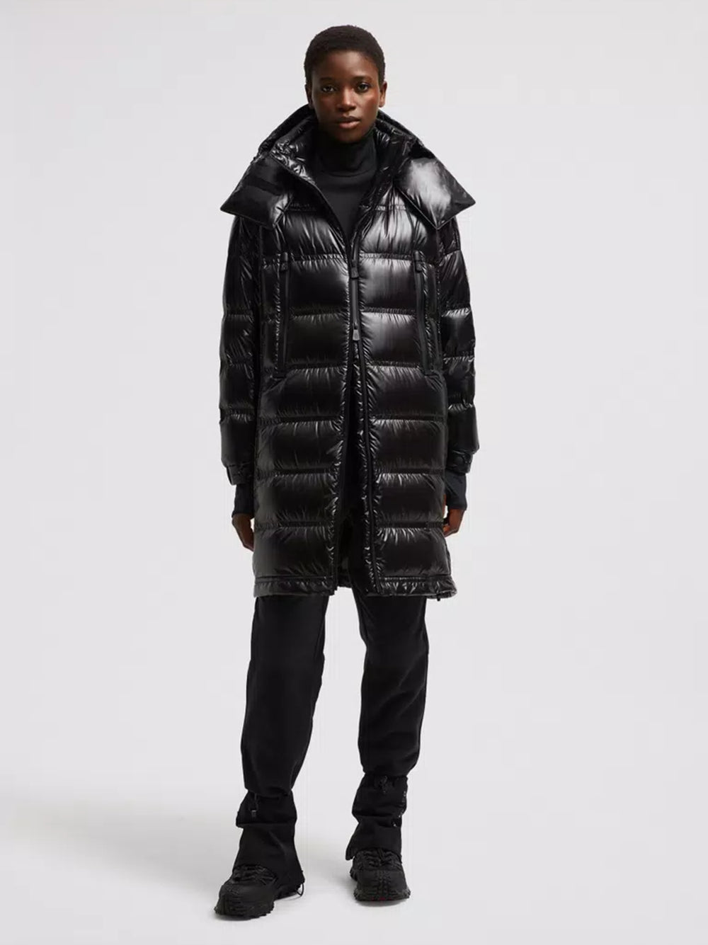 MONCLER Rochelairs Long Down Jacket