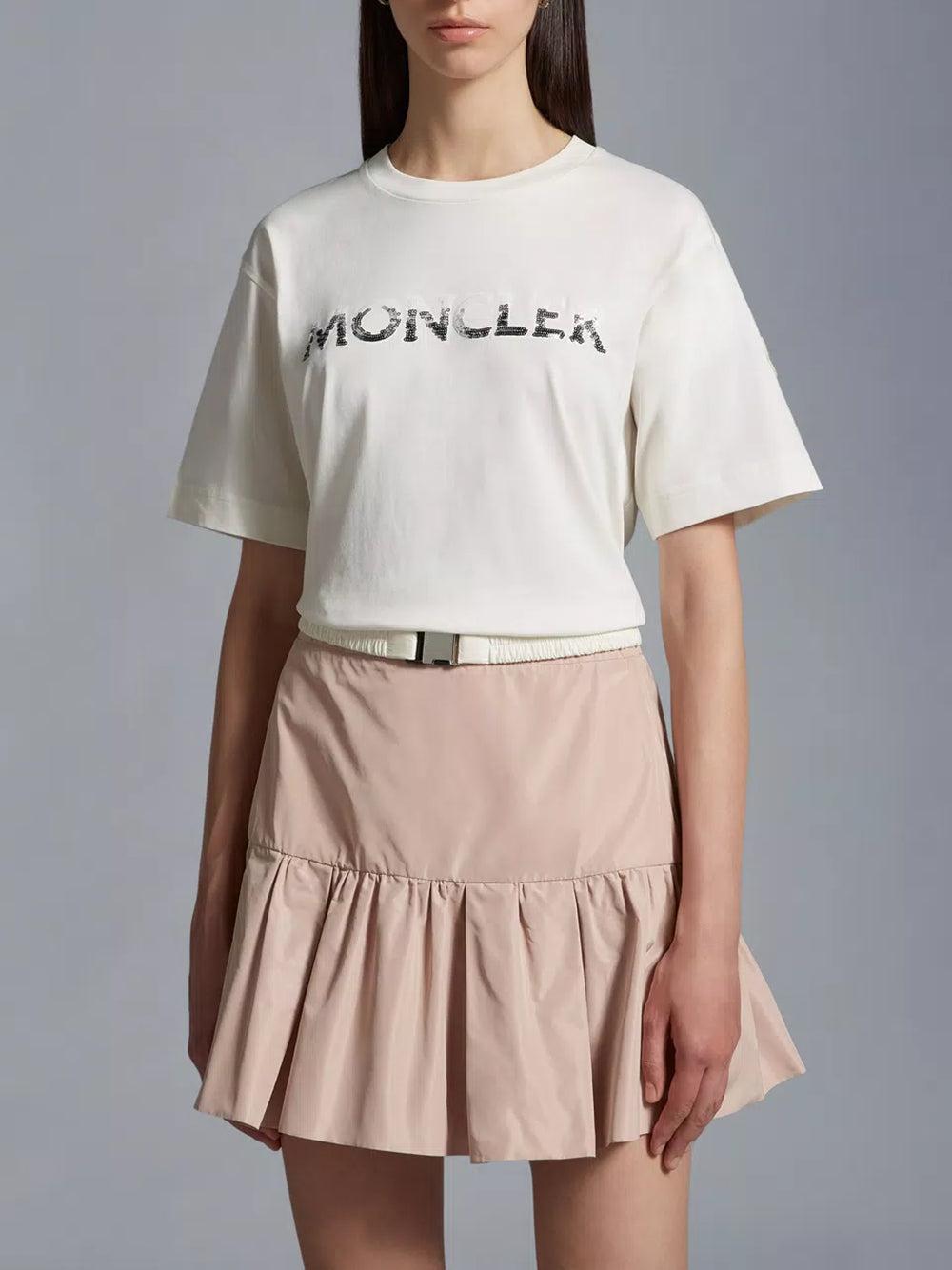 MONCLER Sequin Logo T-shirt