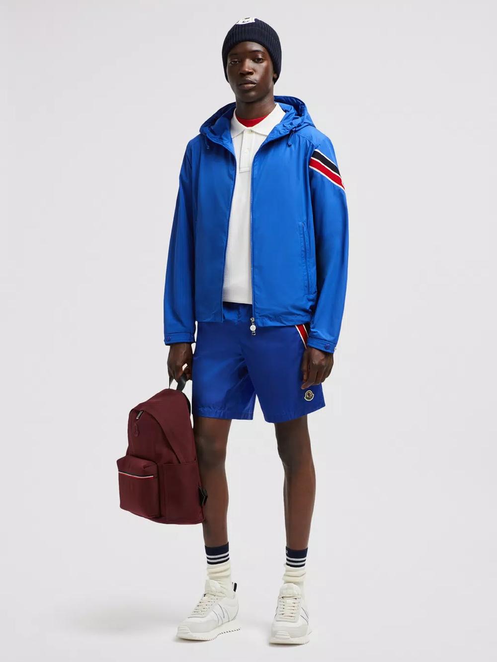 MONCLER Swimsuit With Tricolor Hem