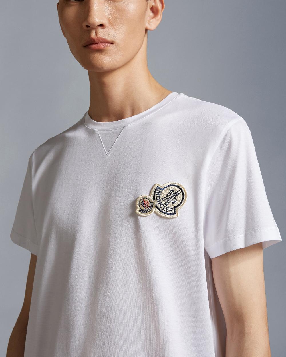 MONCLER T-shirt With Double Logo
