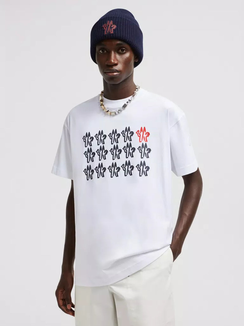 MONCLER T-shirt With Embossed Logo