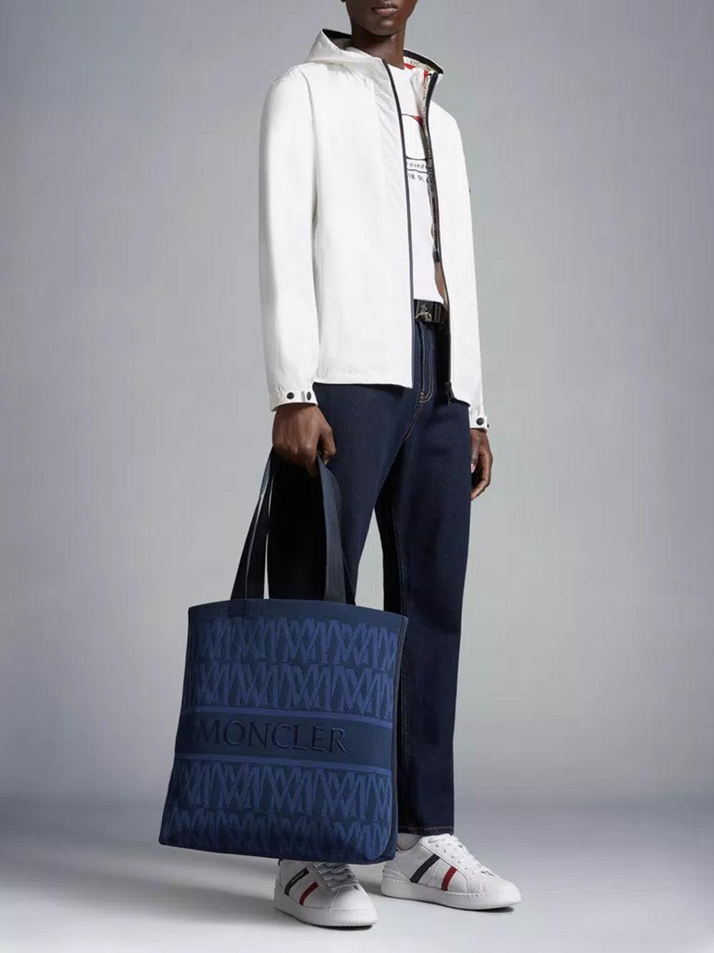 MONCLER Tote Bag With Knit Monogram