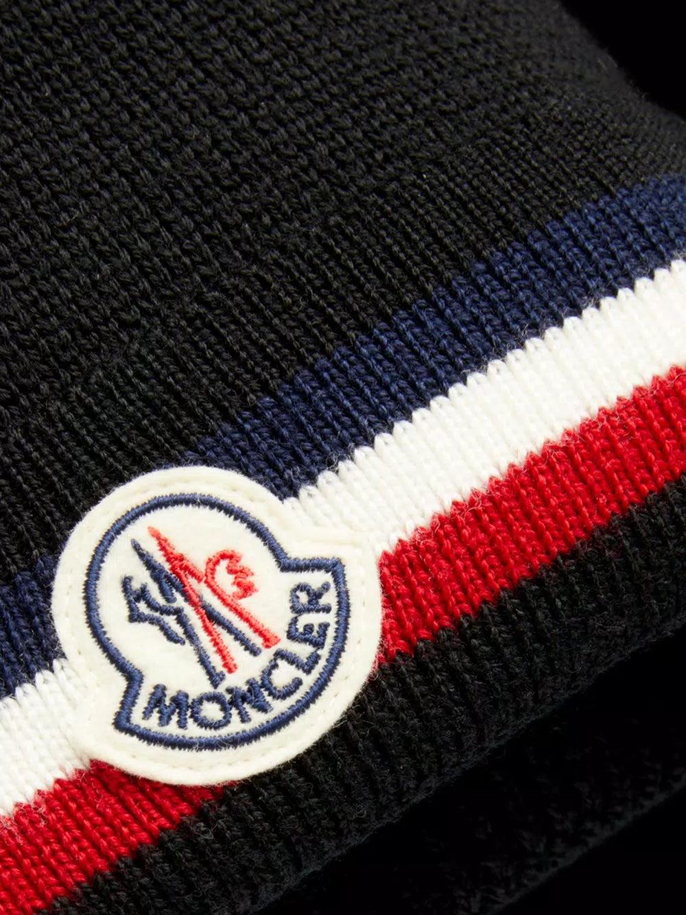 MONCLER Tricolour Beanie