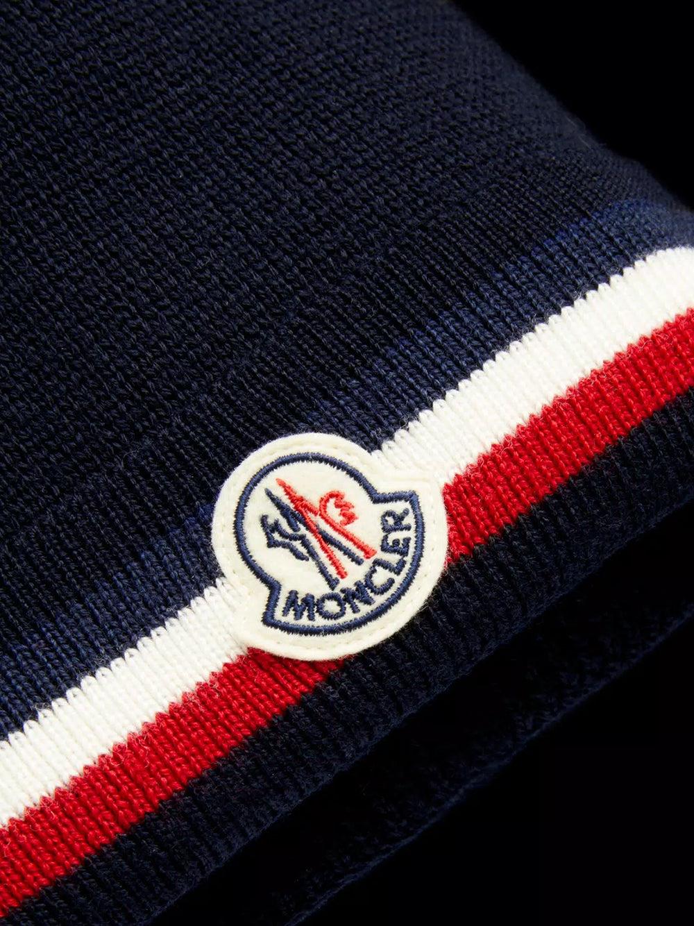 MONCLER Tricolour Beanie