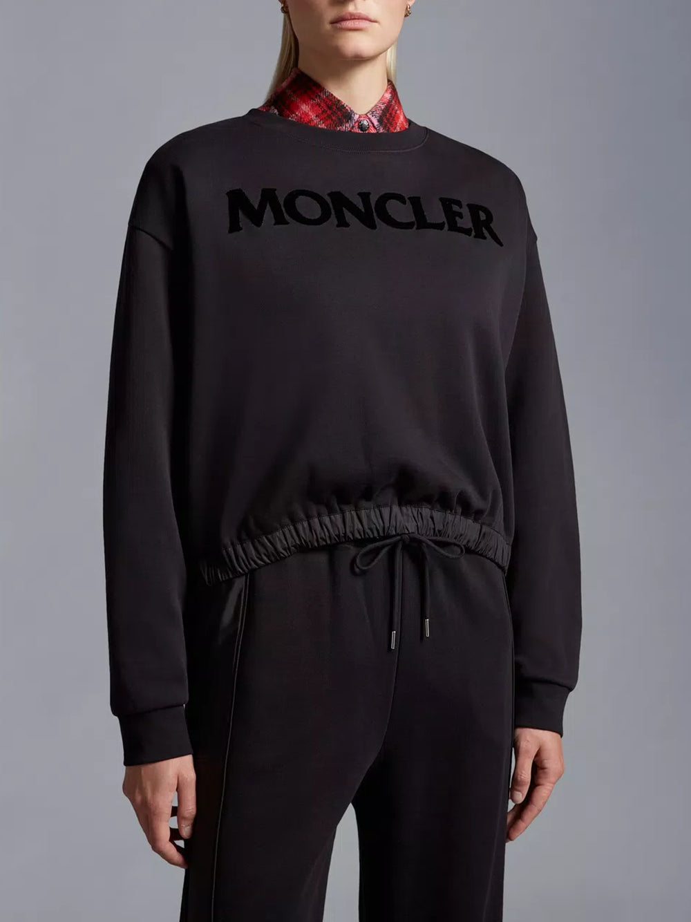 MONCLER Tufted Logo Sweatshirt