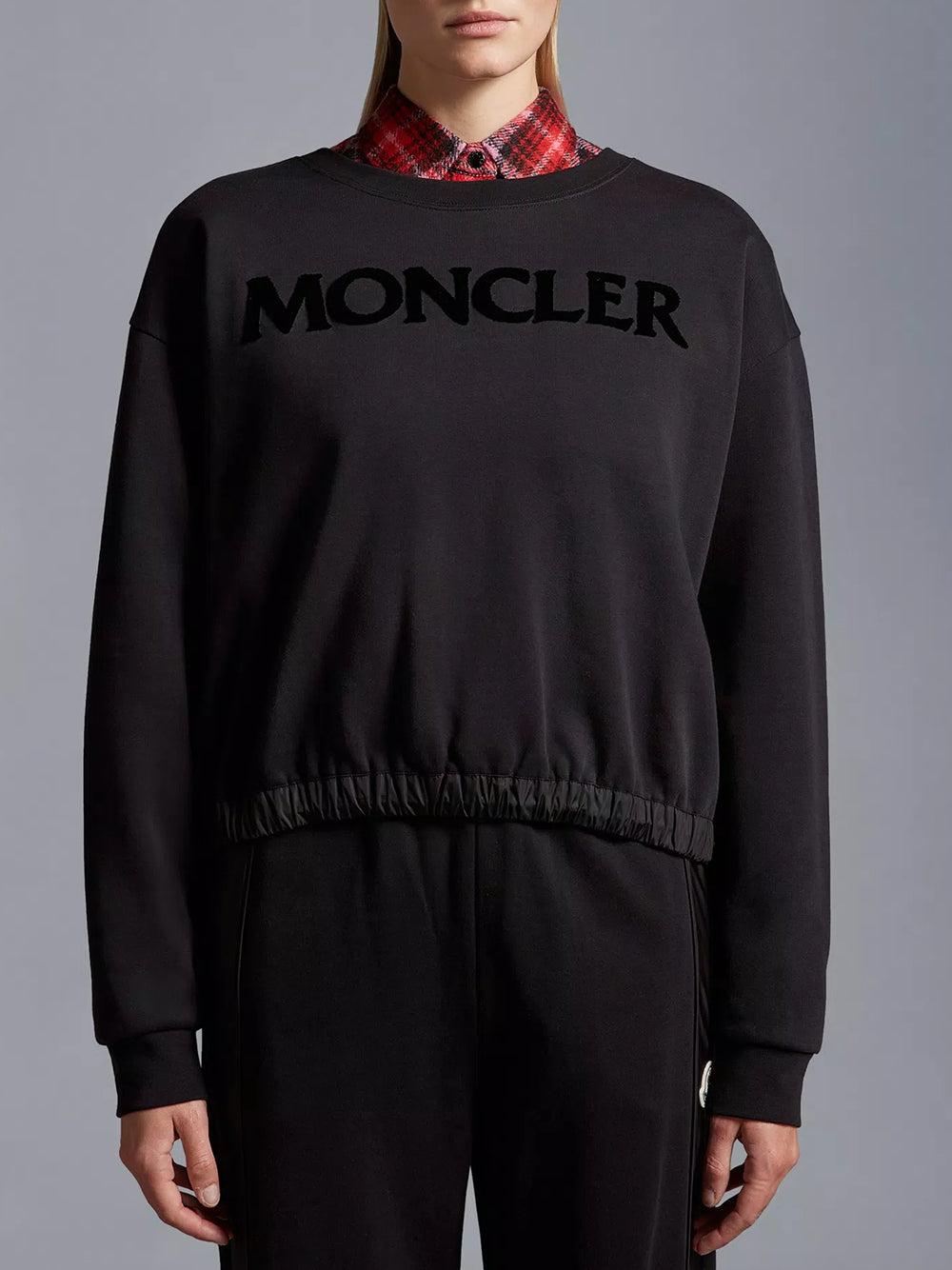 MONCLER Tufted Logo Sweatshirt