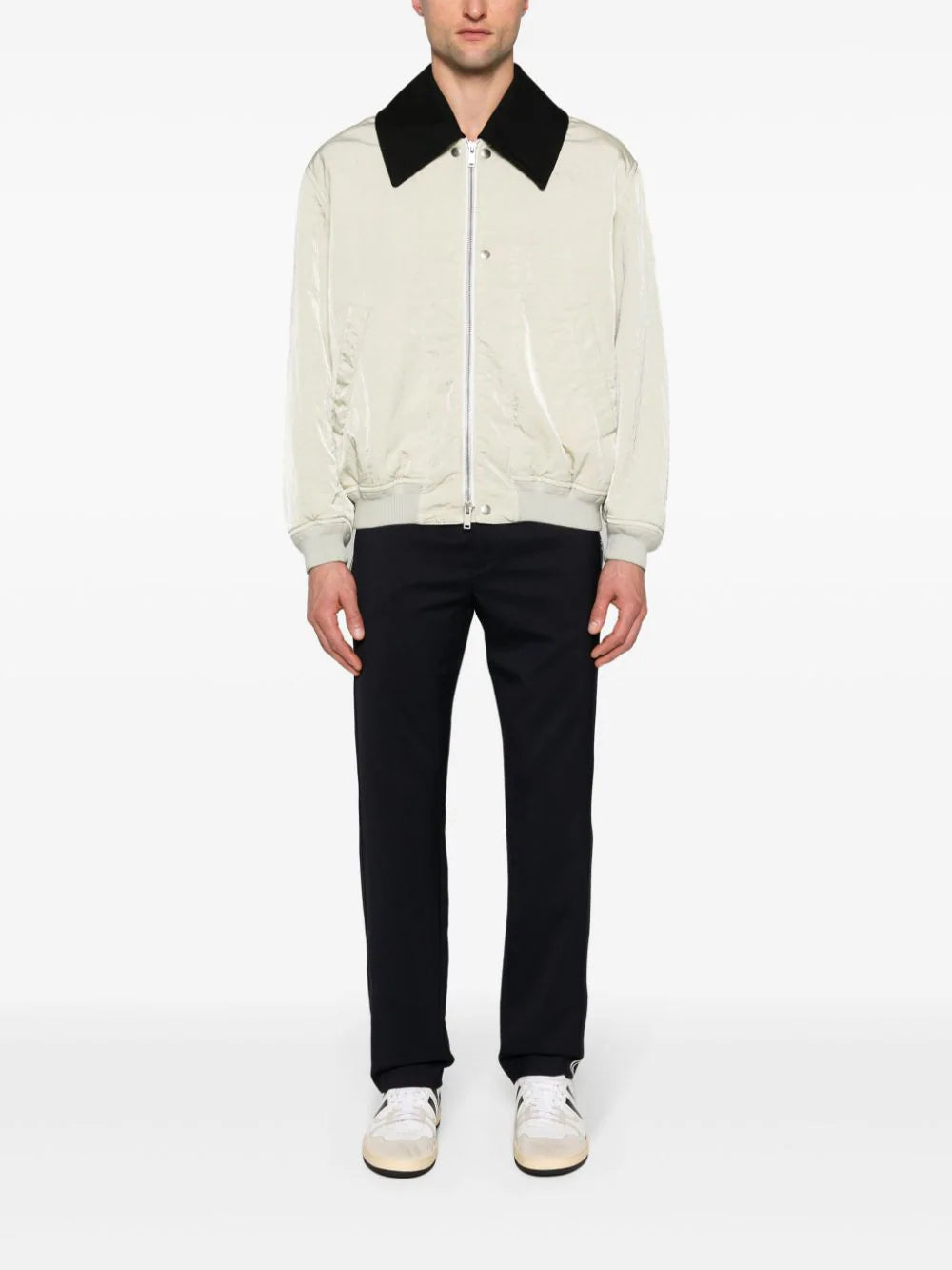 MONCLER Wool Gabardine Jogging Trousers