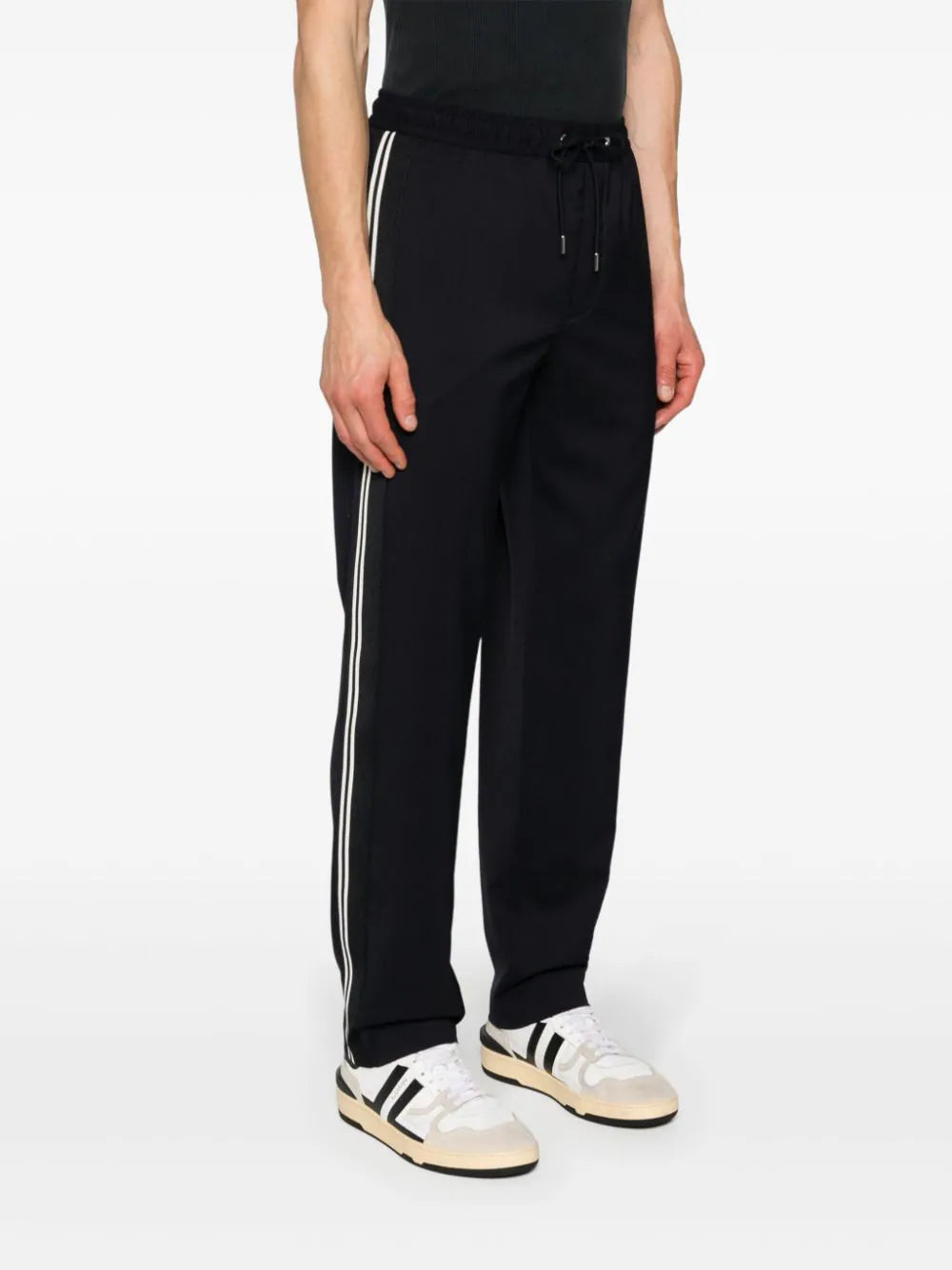MONCLER Wool Gabardine Jogging Trousers
