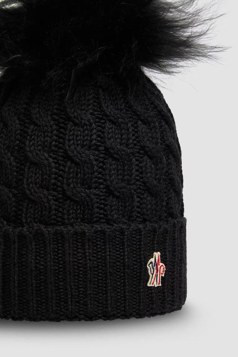 MONCLER Wool Hat With Pom Pom
