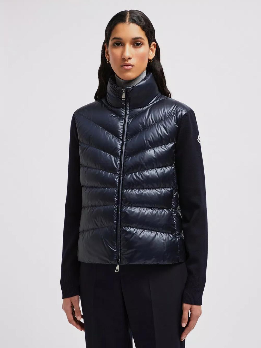 MONCLER Wool Padded Cardigan