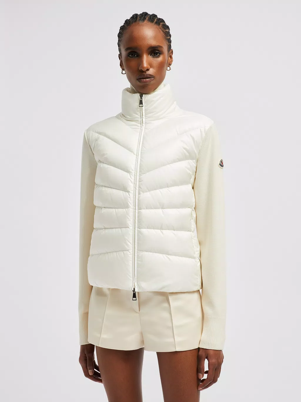 MONCLER Wool Padded Cardigan