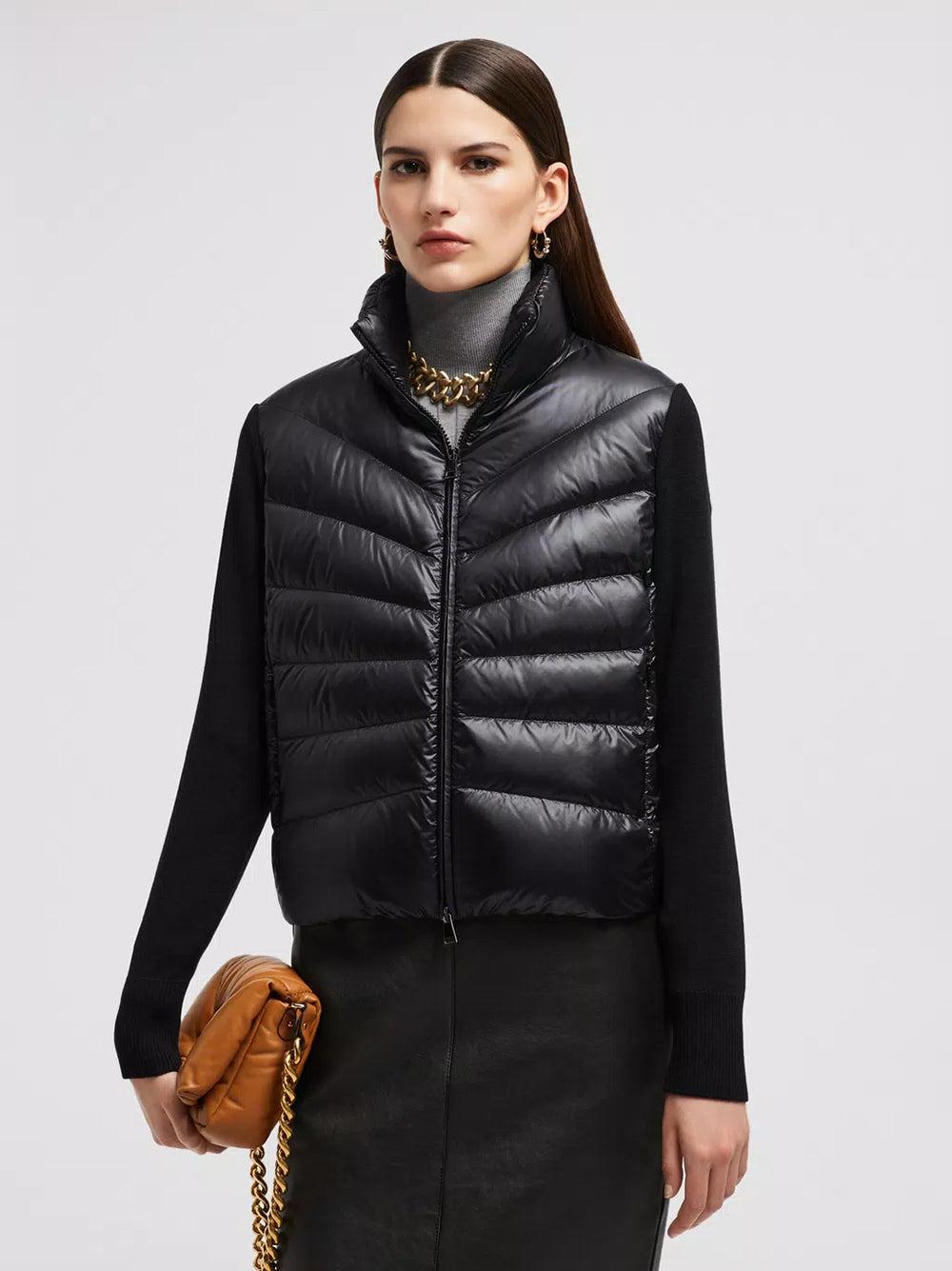 MONCLER Wool Padded Cardigan