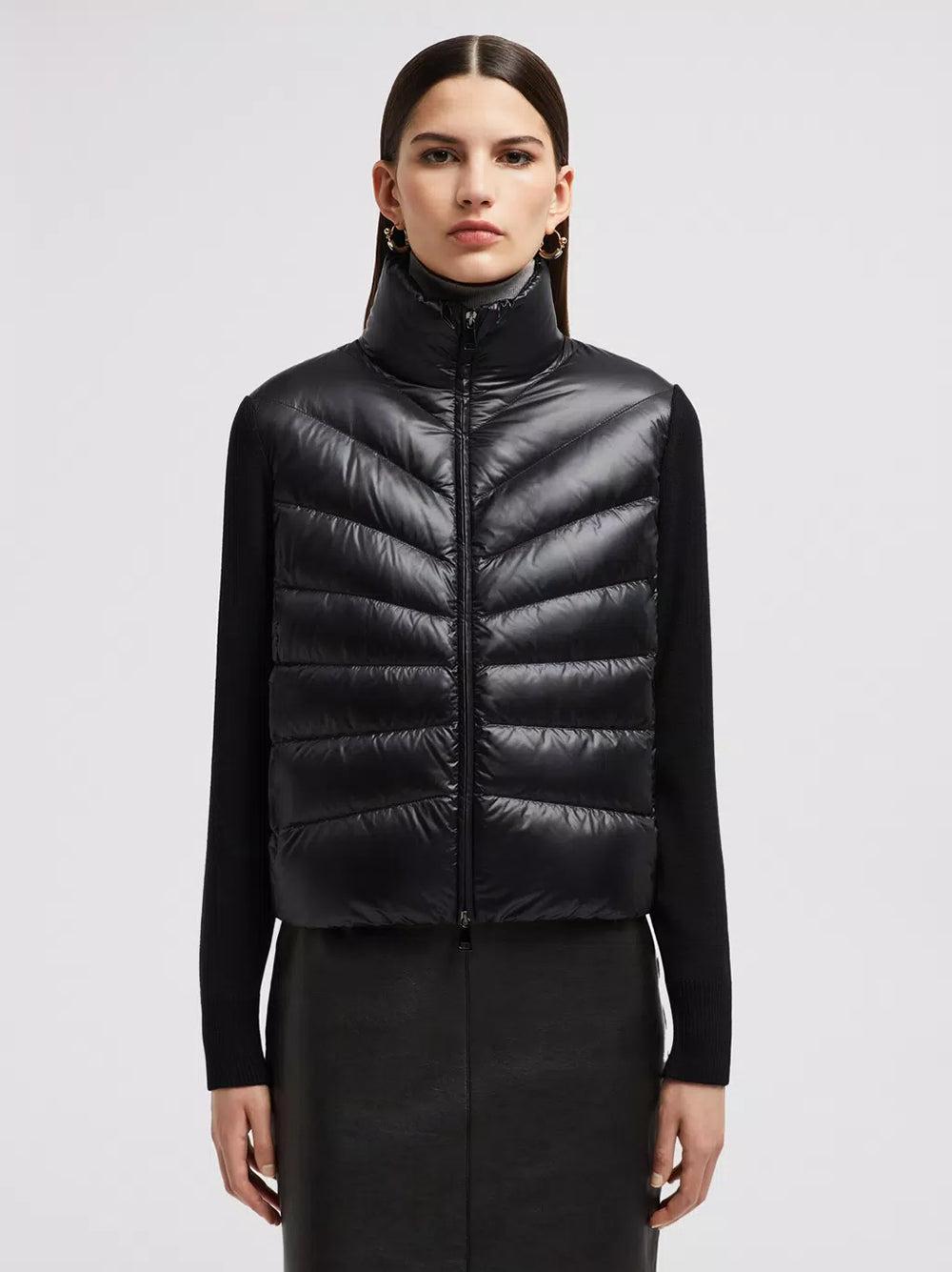 MONCLER Wool Padded Cardigan