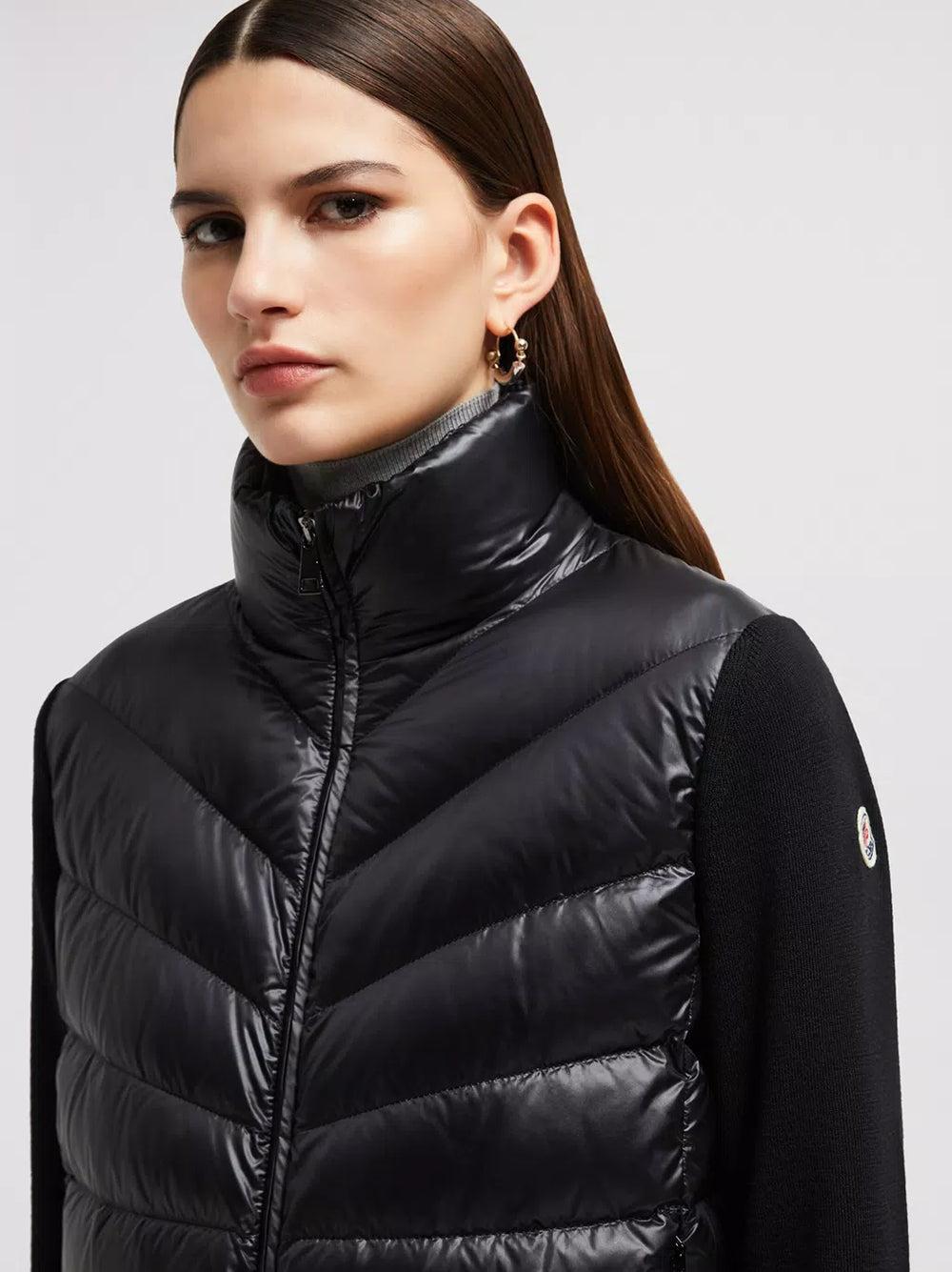 MONCLER Wool Padded Cardigan