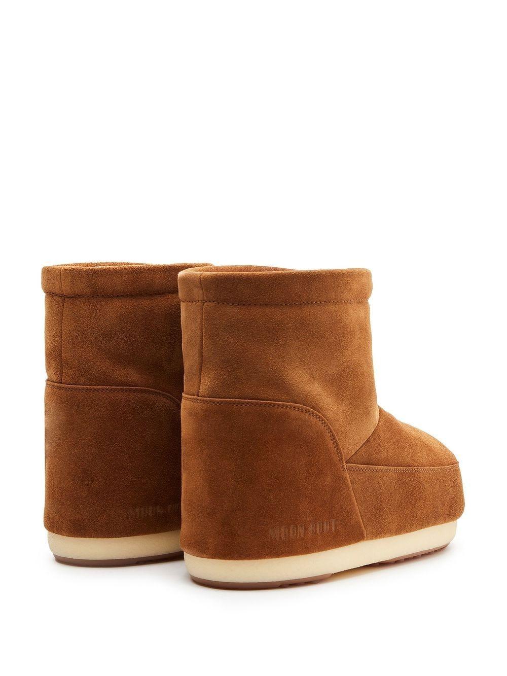 MOON BOOT No Lace Suede Boots