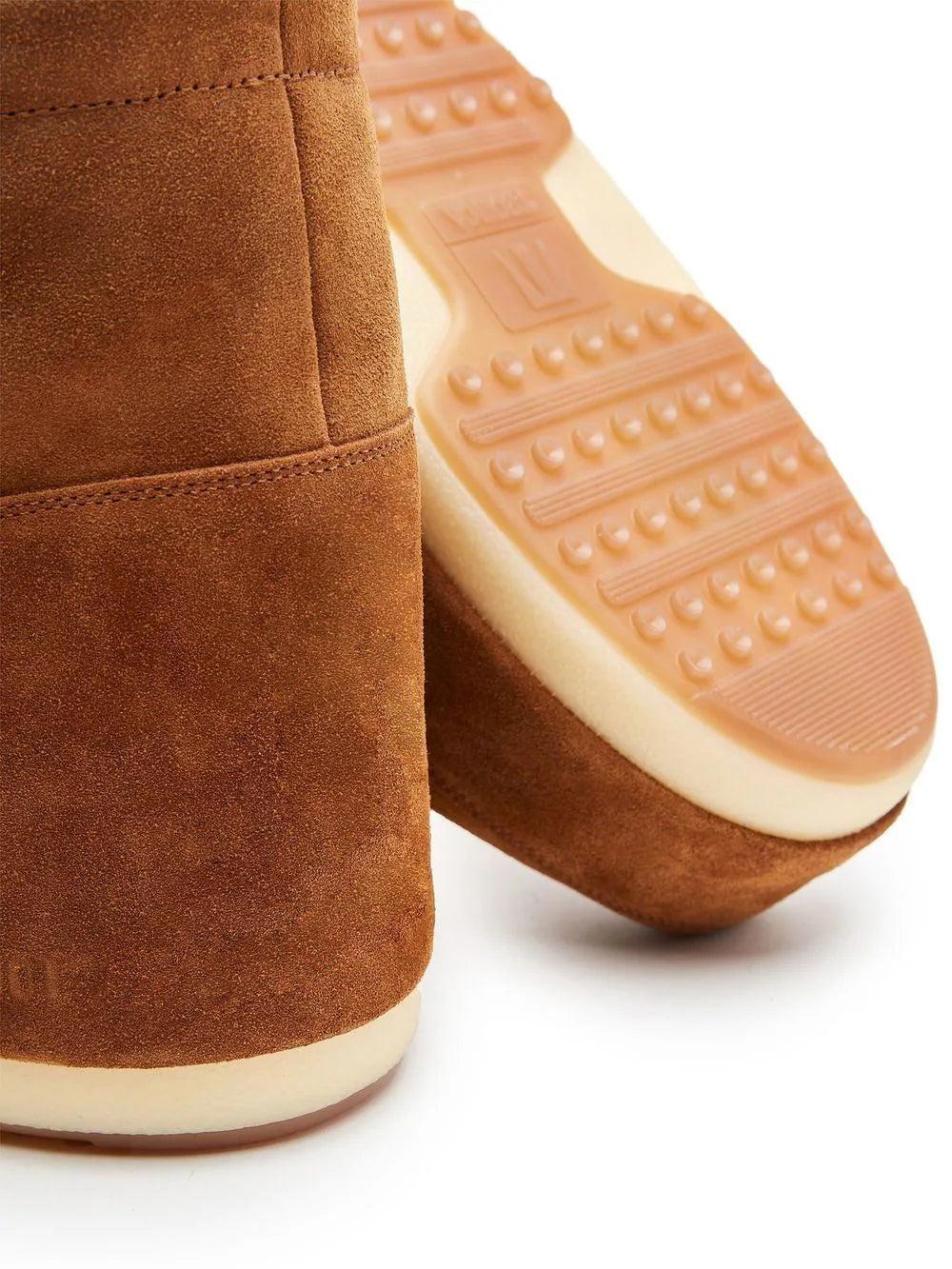 MOON BOOT No Lace Suede Boots