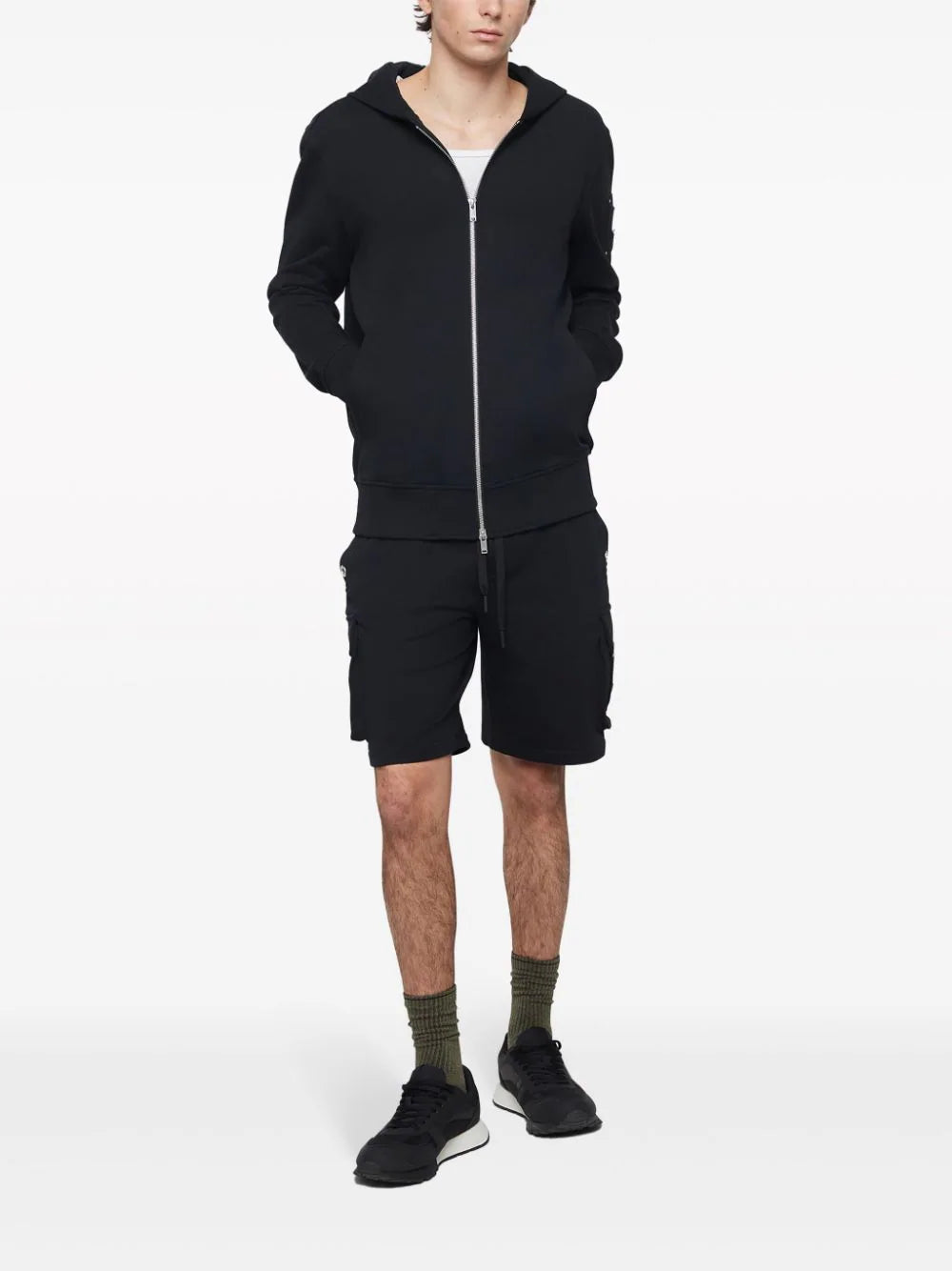 Moose Knuckles Hartsfield Zip Up Hoodie