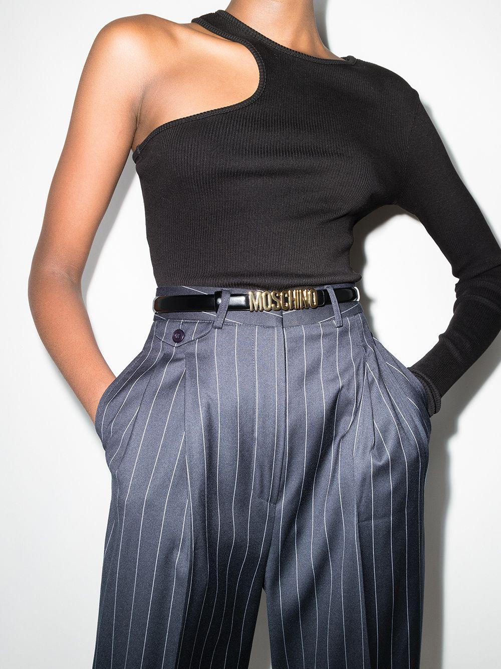 Moschino Belt With Mini Lettering Logo