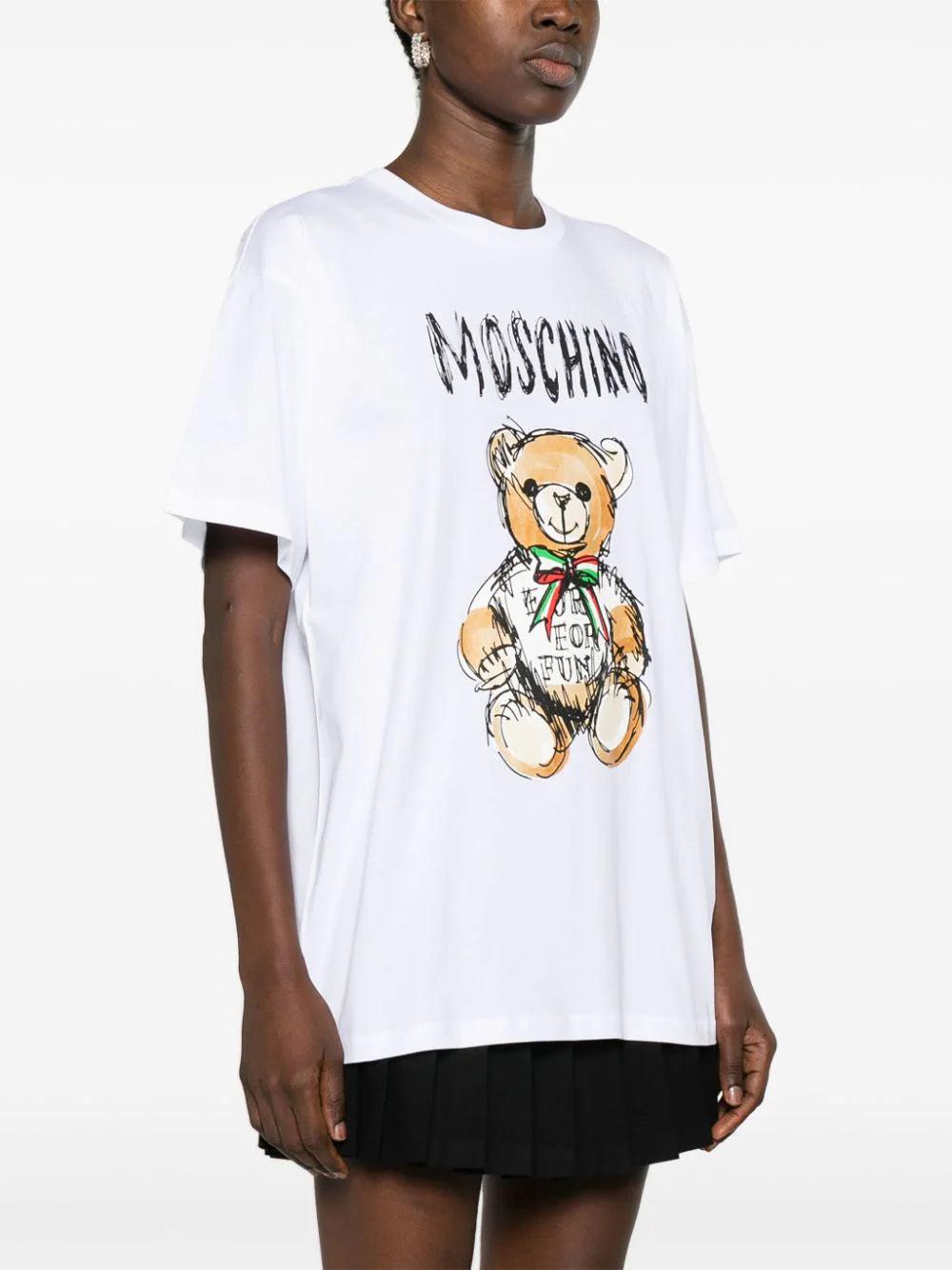 Moschino Drawn Teddy Bear T-shirt