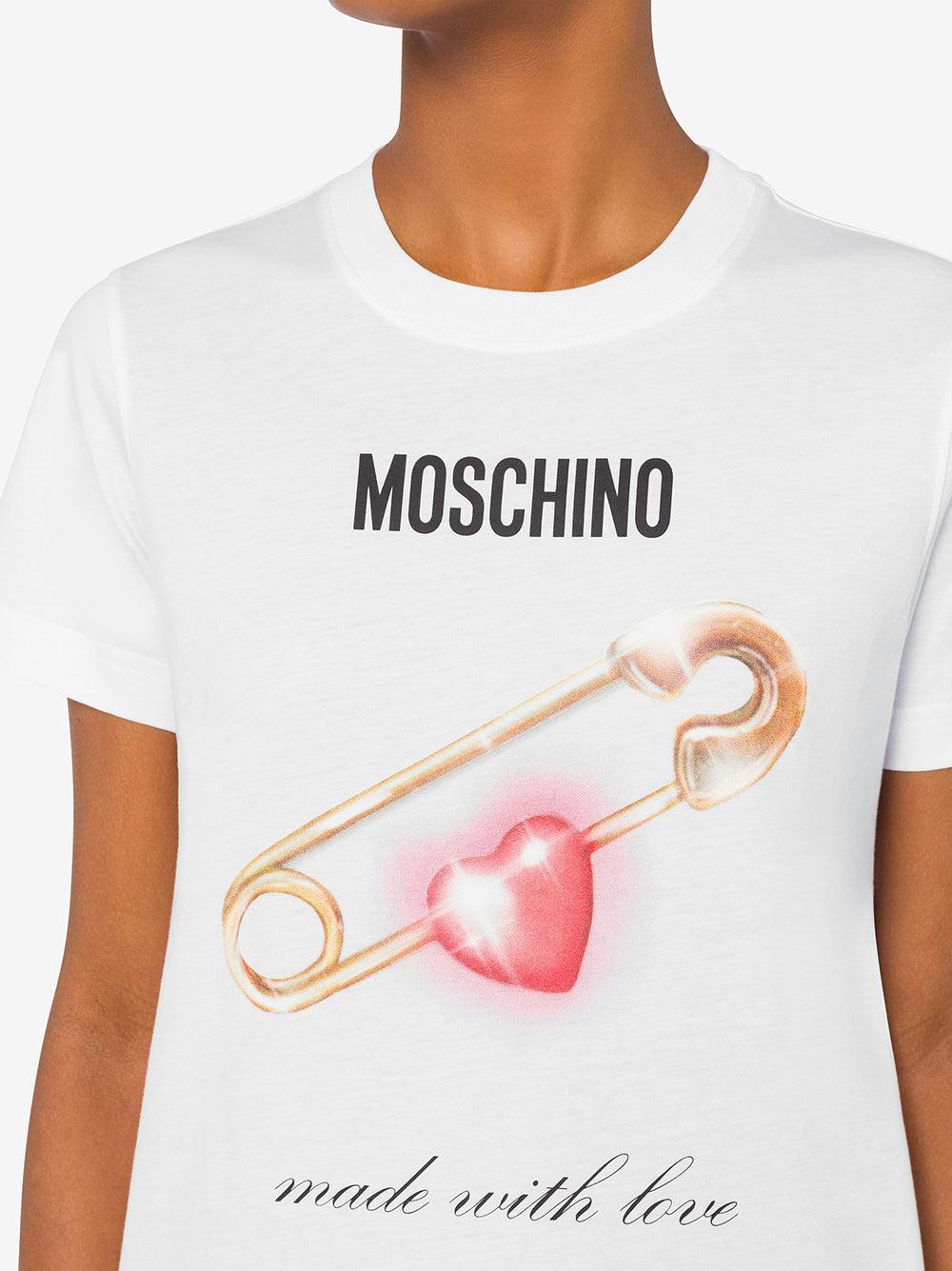 Moschino Heart Safety Pin T-shirt