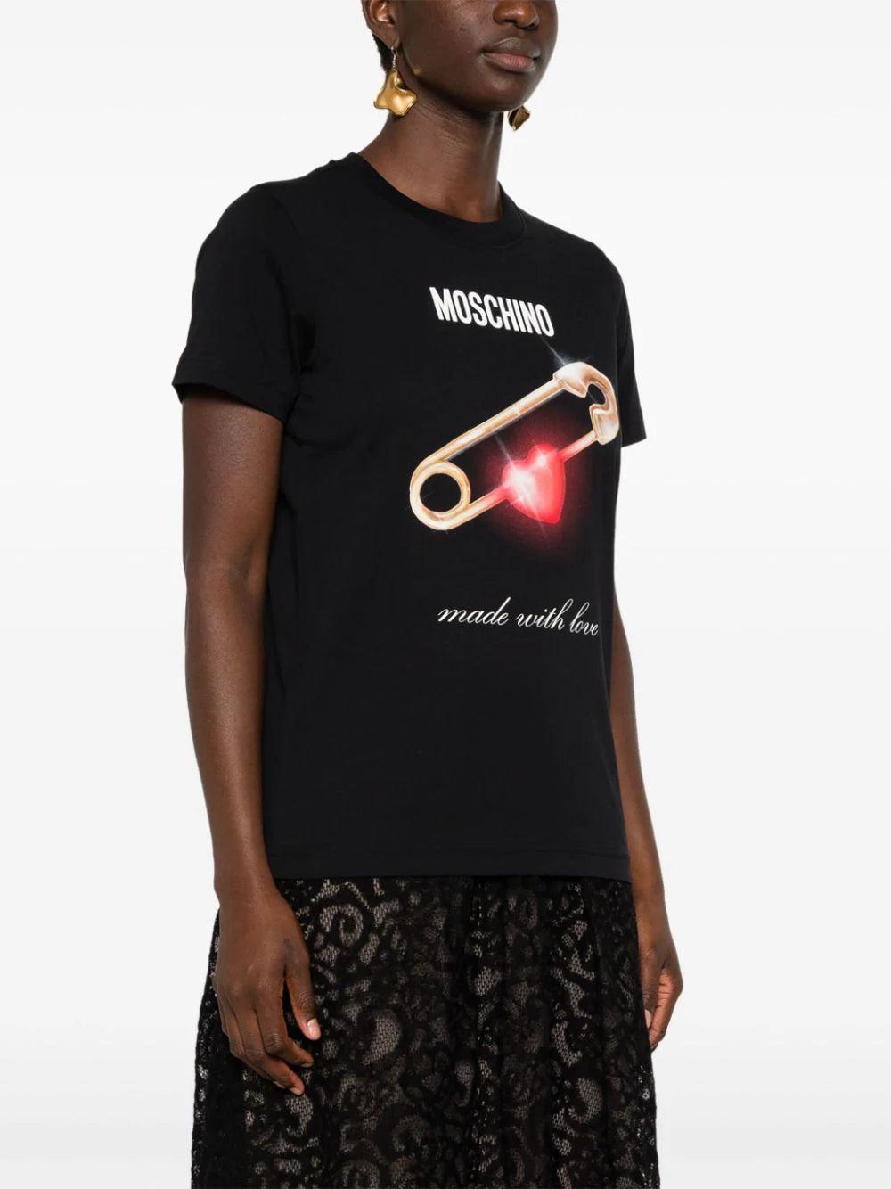 Moschino Heart Safety Pin T-shirt
