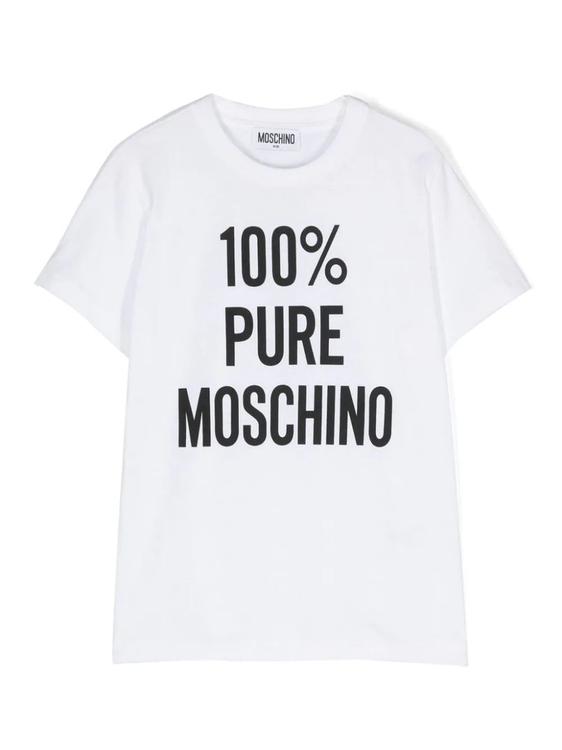 Moschino Kids 100% pure moschino cotton t-shirt