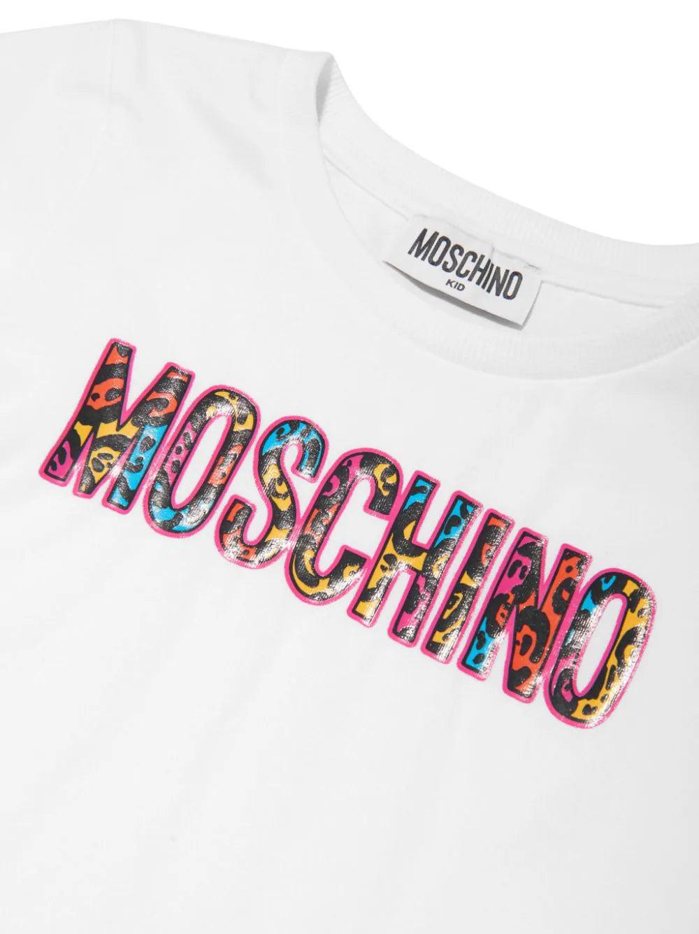 Moschino Kids Animalier Logo T-shirt