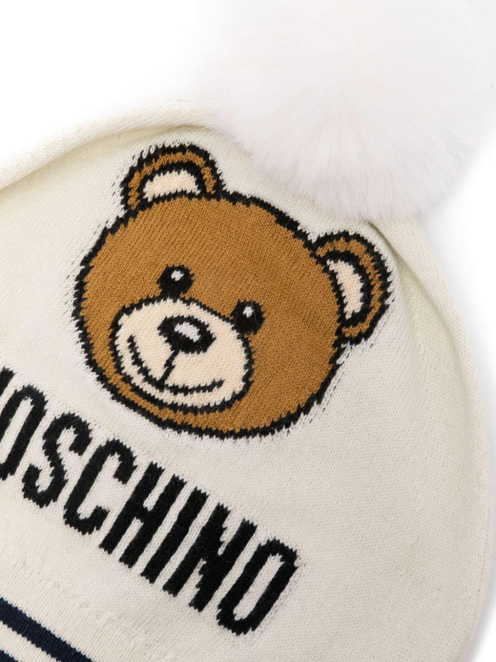 Moschino Kids Beanie With Teddy Bear
