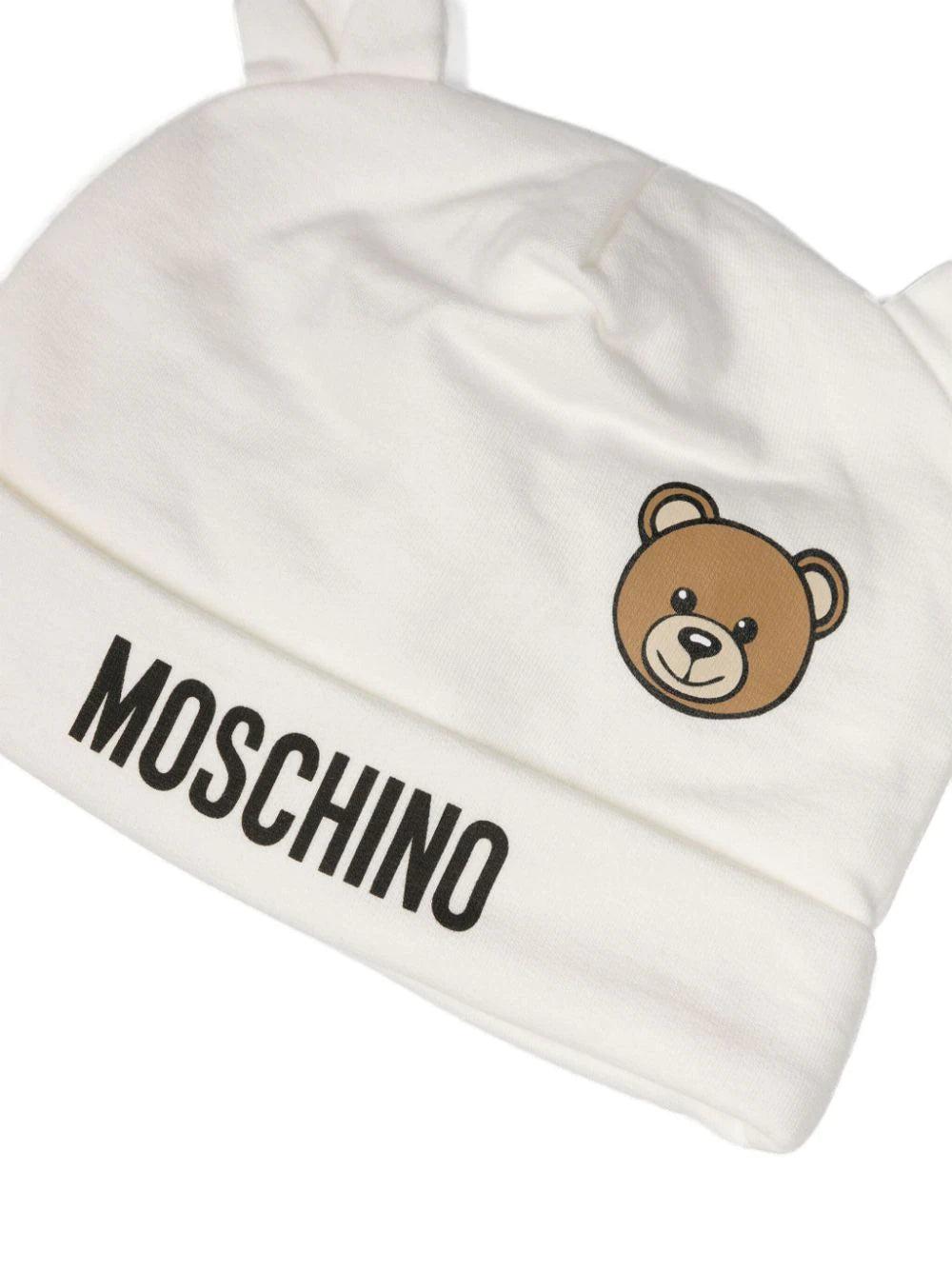 Moschino Kids Onesie Set With Teddy Bear Motif