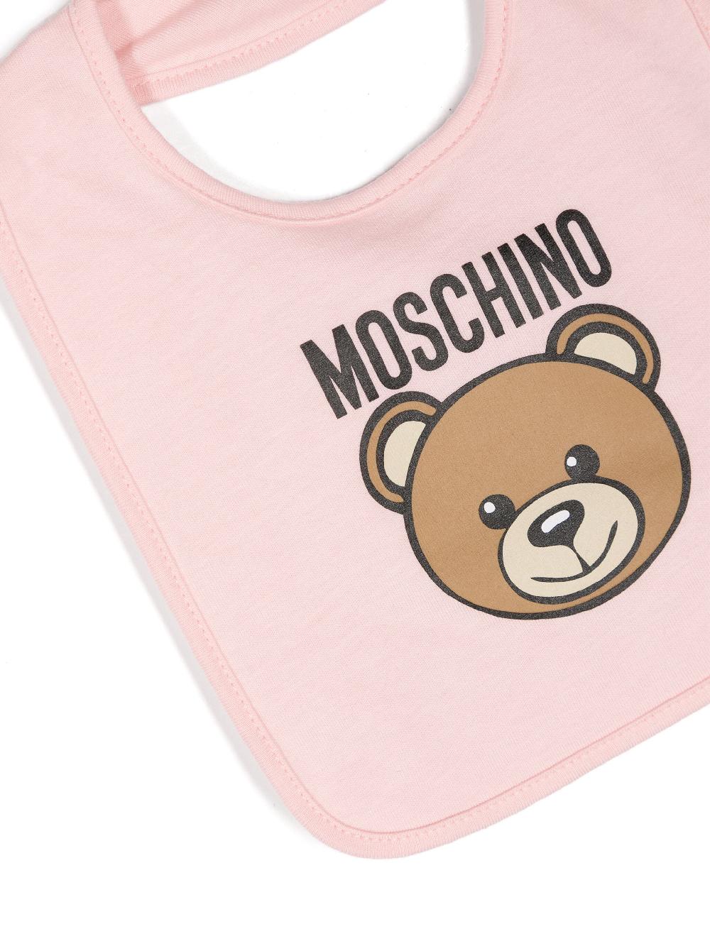 Moschino Kids Onesie Set With Teddy Bear Motif