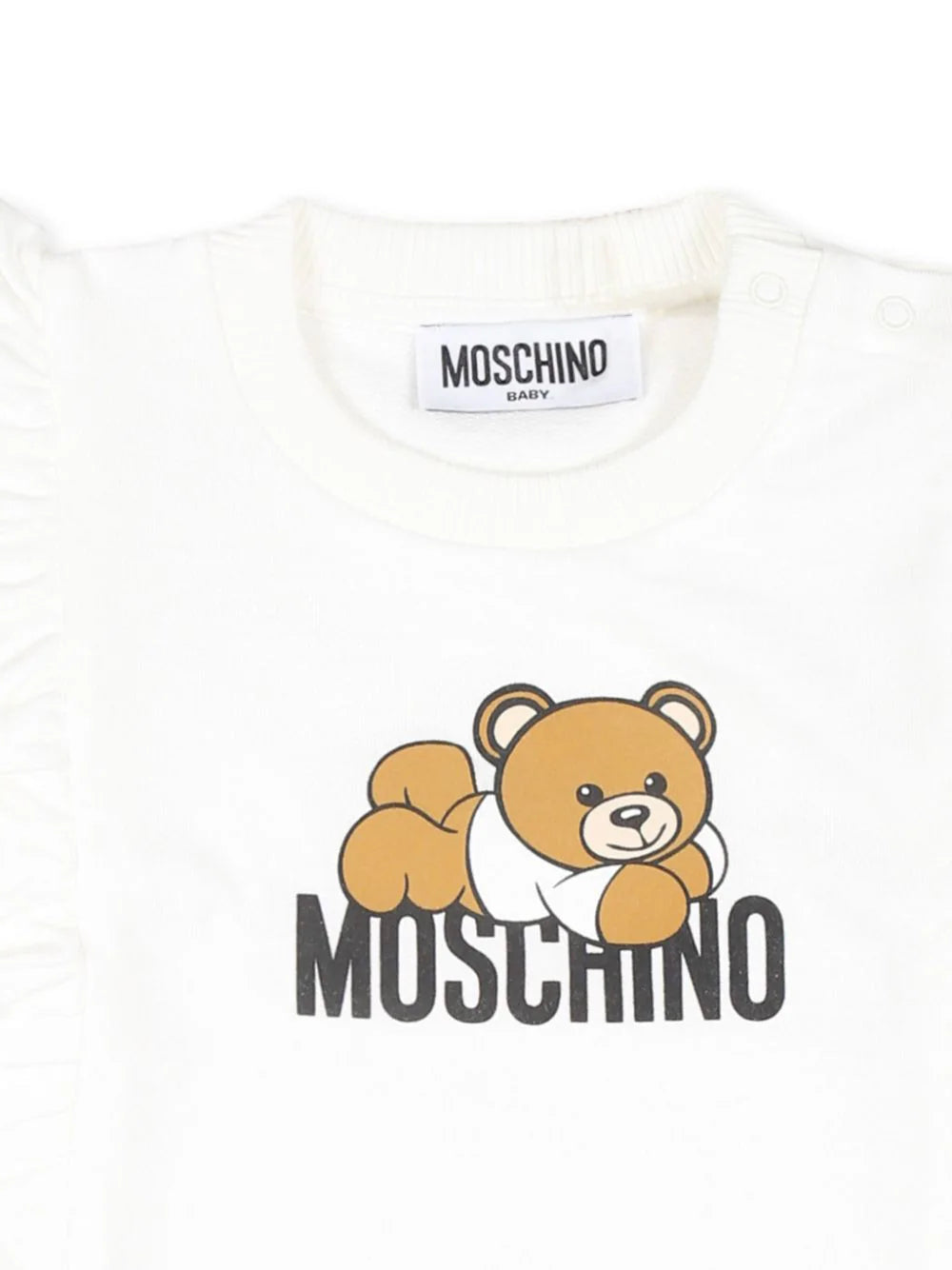 Moschino Kids Short Dress With Teddy Bear Print