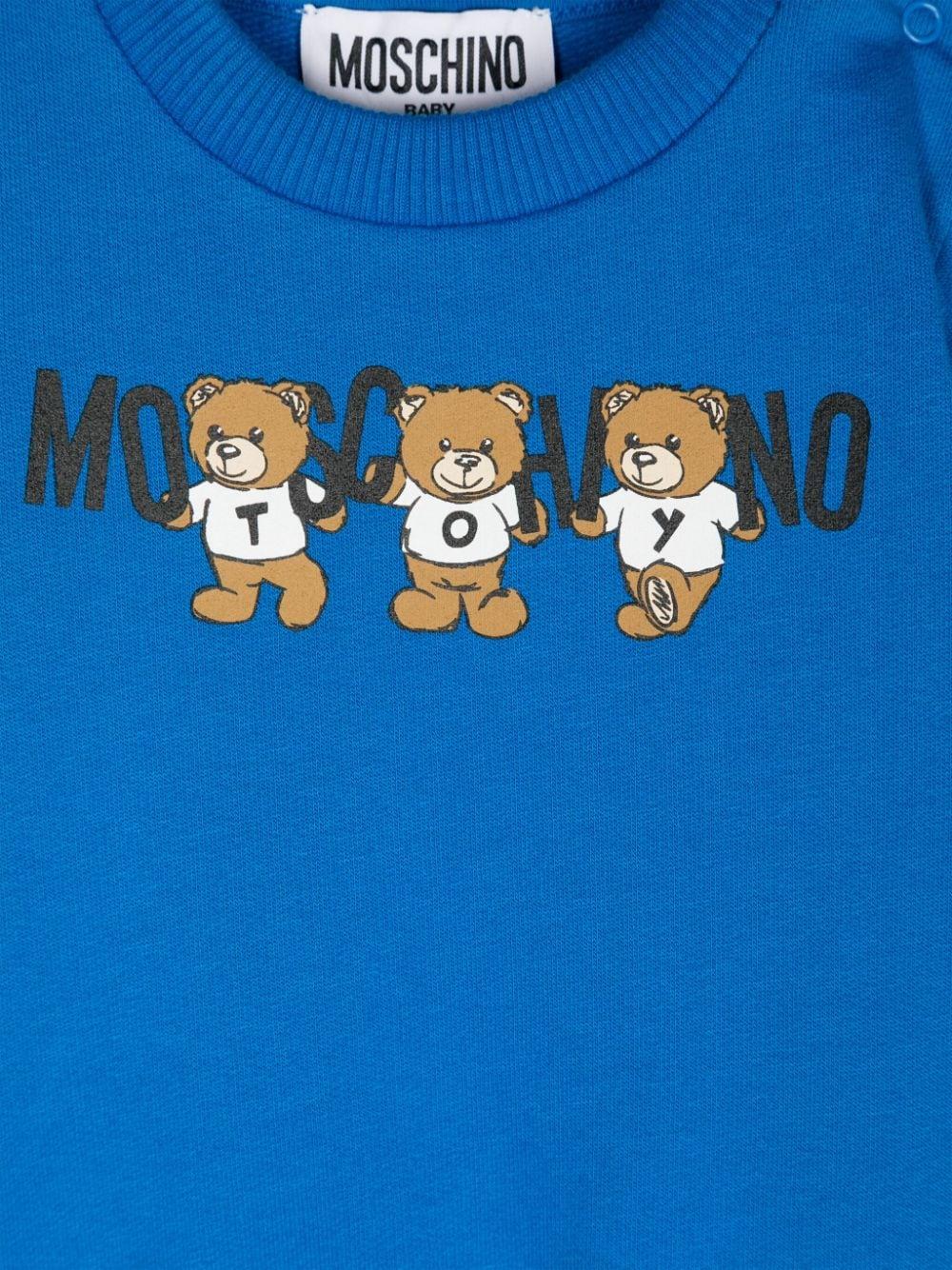 Moschino Kids Sweatshirt With Teddy Bear