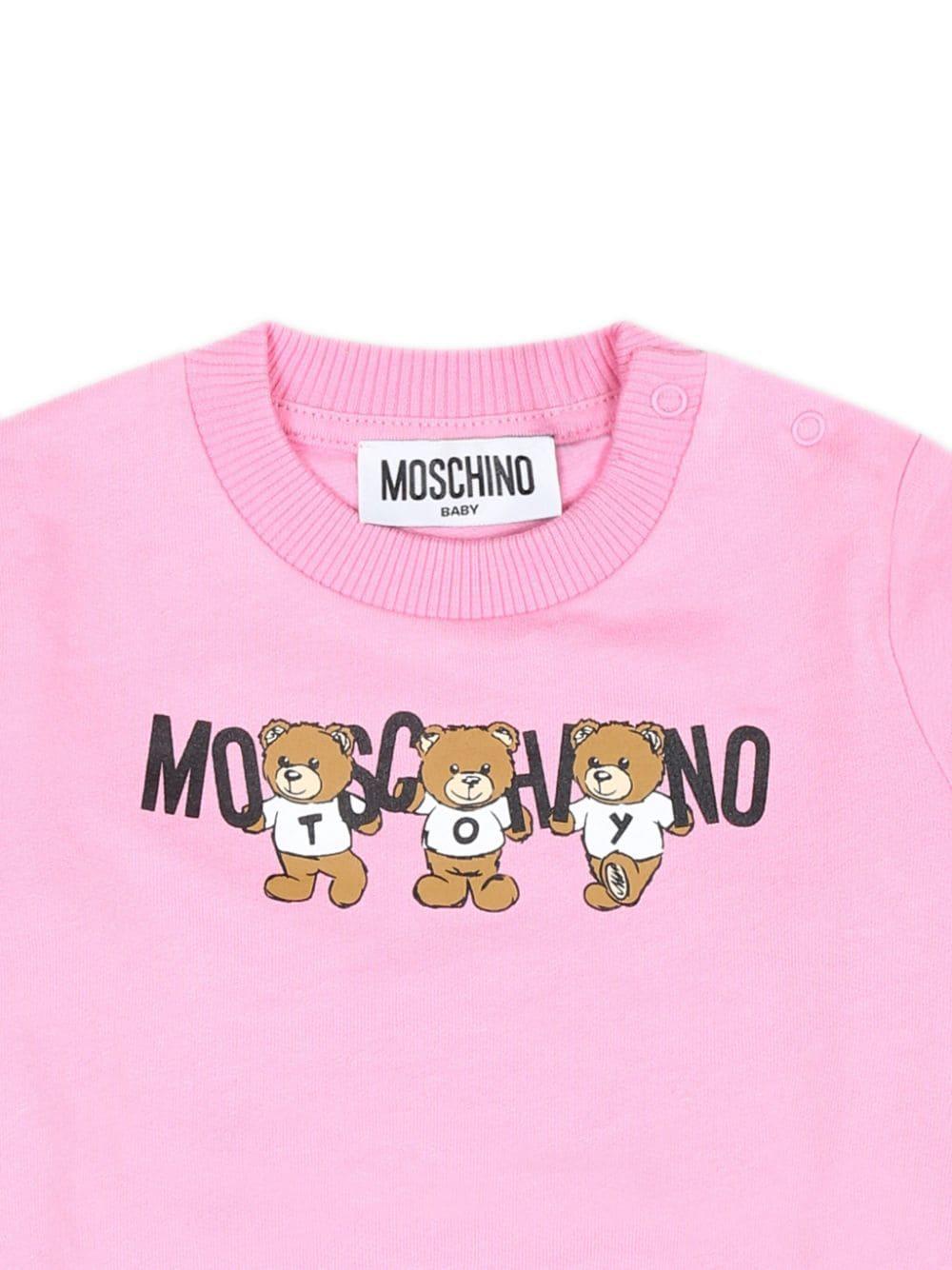 Moschino Kids Sweatshirt With Teddy Bear