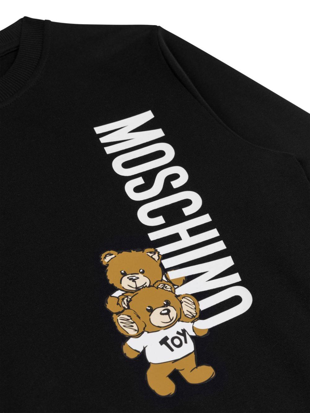 Moschino Kids Sweatshirt With Teddy Bear Motif