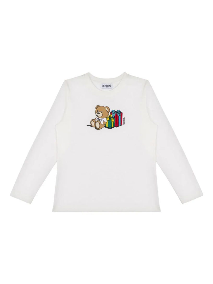 Moschino Kids T-shirt with embroidery