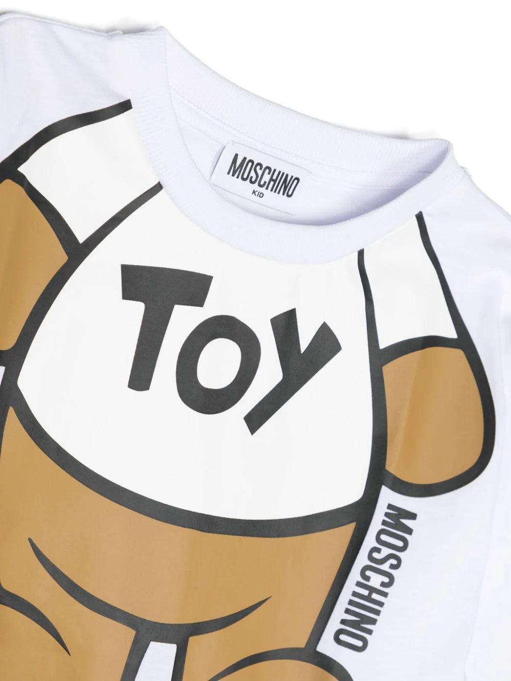 Moschino Kids T-shirt With Teddy Bear Print