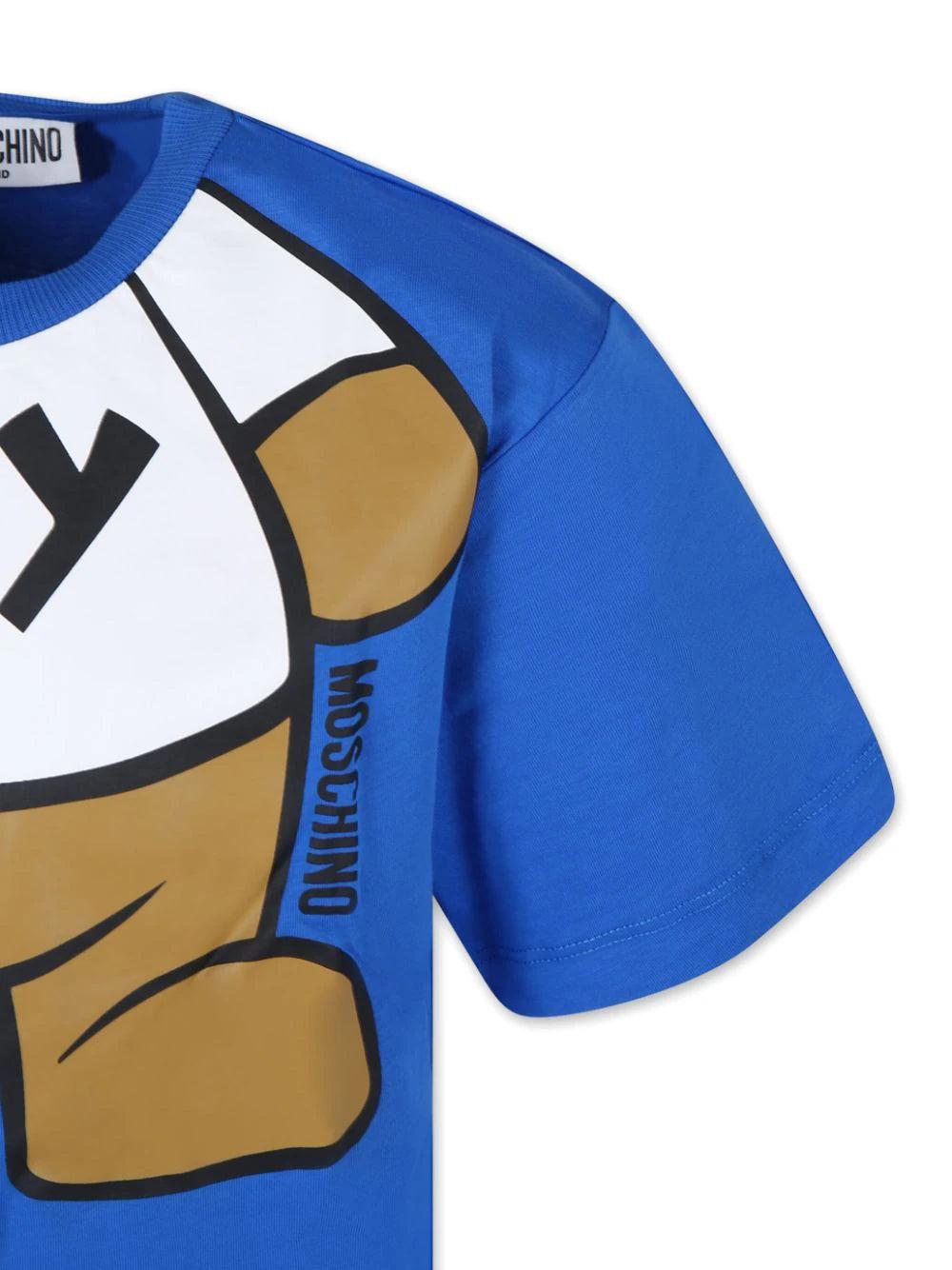 Moschino Kids T-shirt With Teddy Bear Print