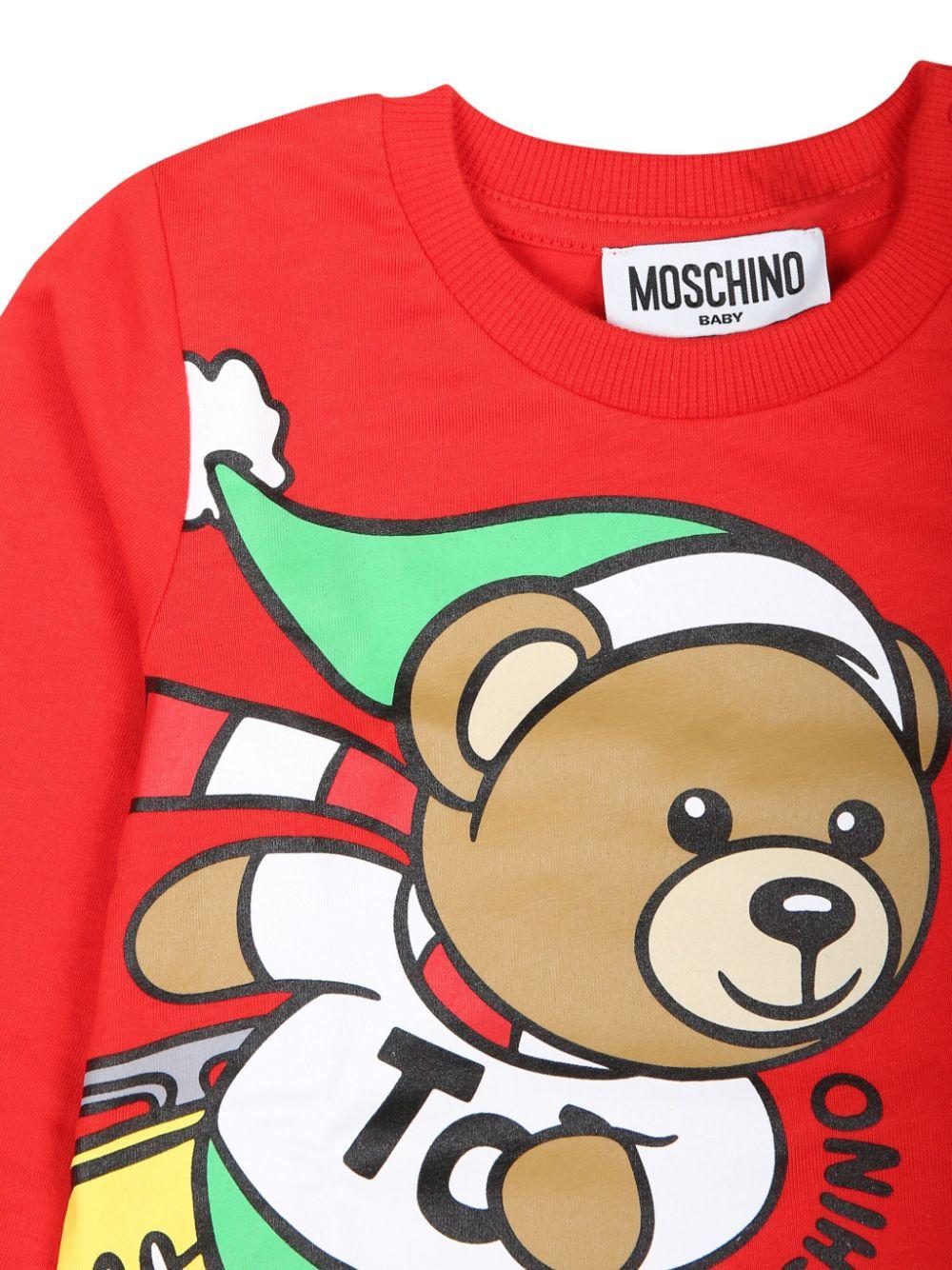 Moschino Kids T-shirt With Teddy Bear Print