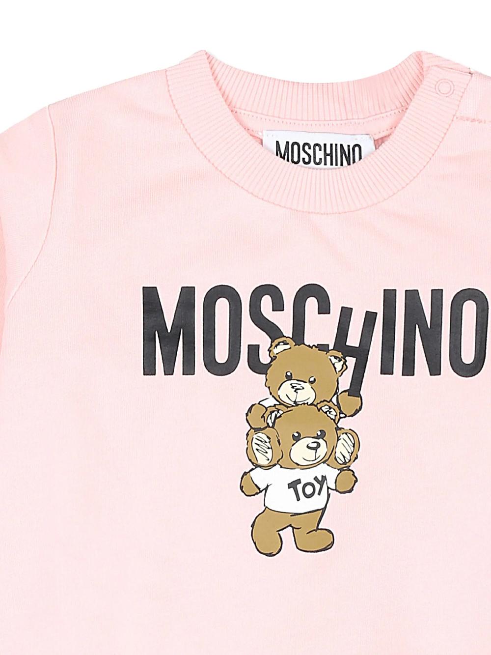 Moschino Kids Teddy Bear Cotton Sweatshirt