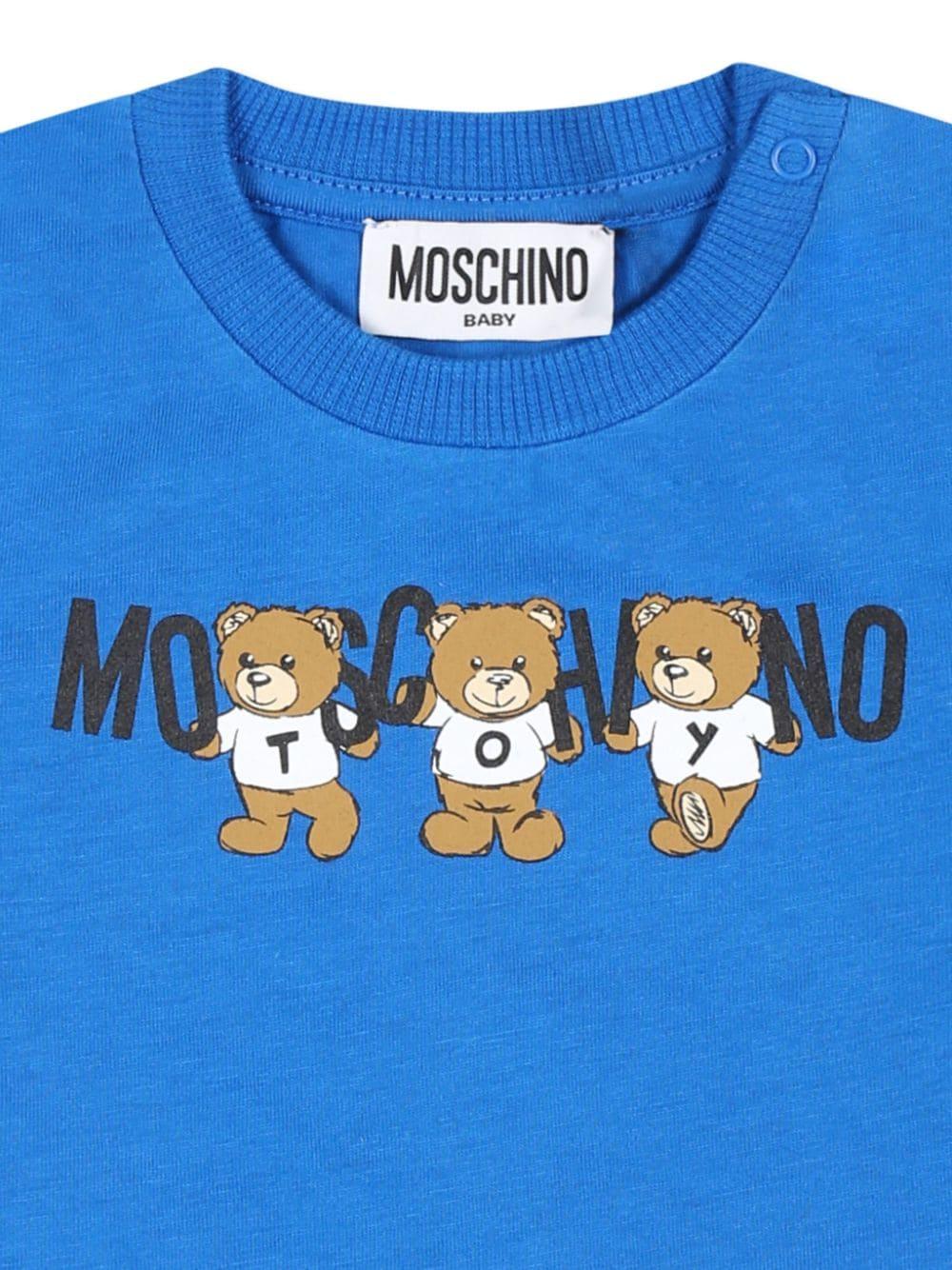 Moschino Kids Teddy Bear Cotton T-shirt
