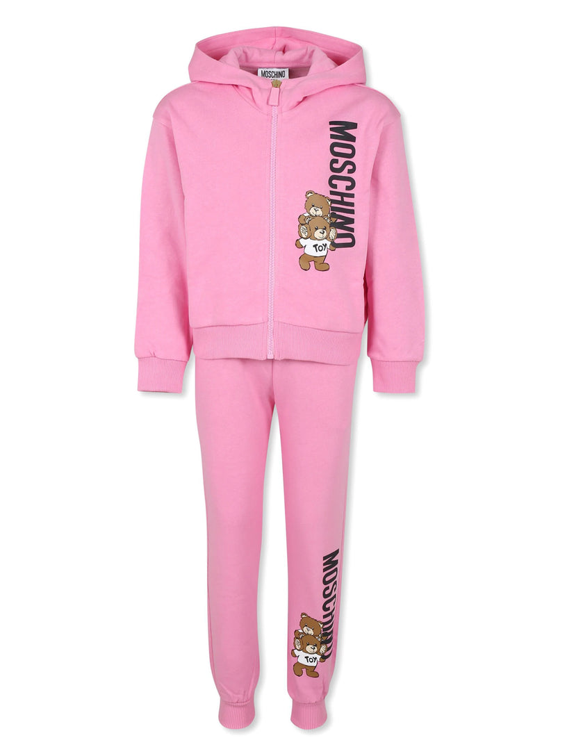 Moschino Kids Teddy bear logo-print tracksuit