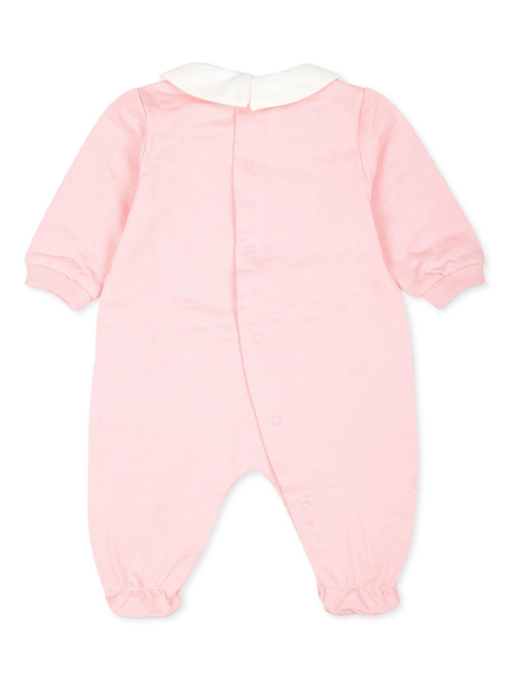 Moschino Kids Teddy Bear Onesie Set With Print